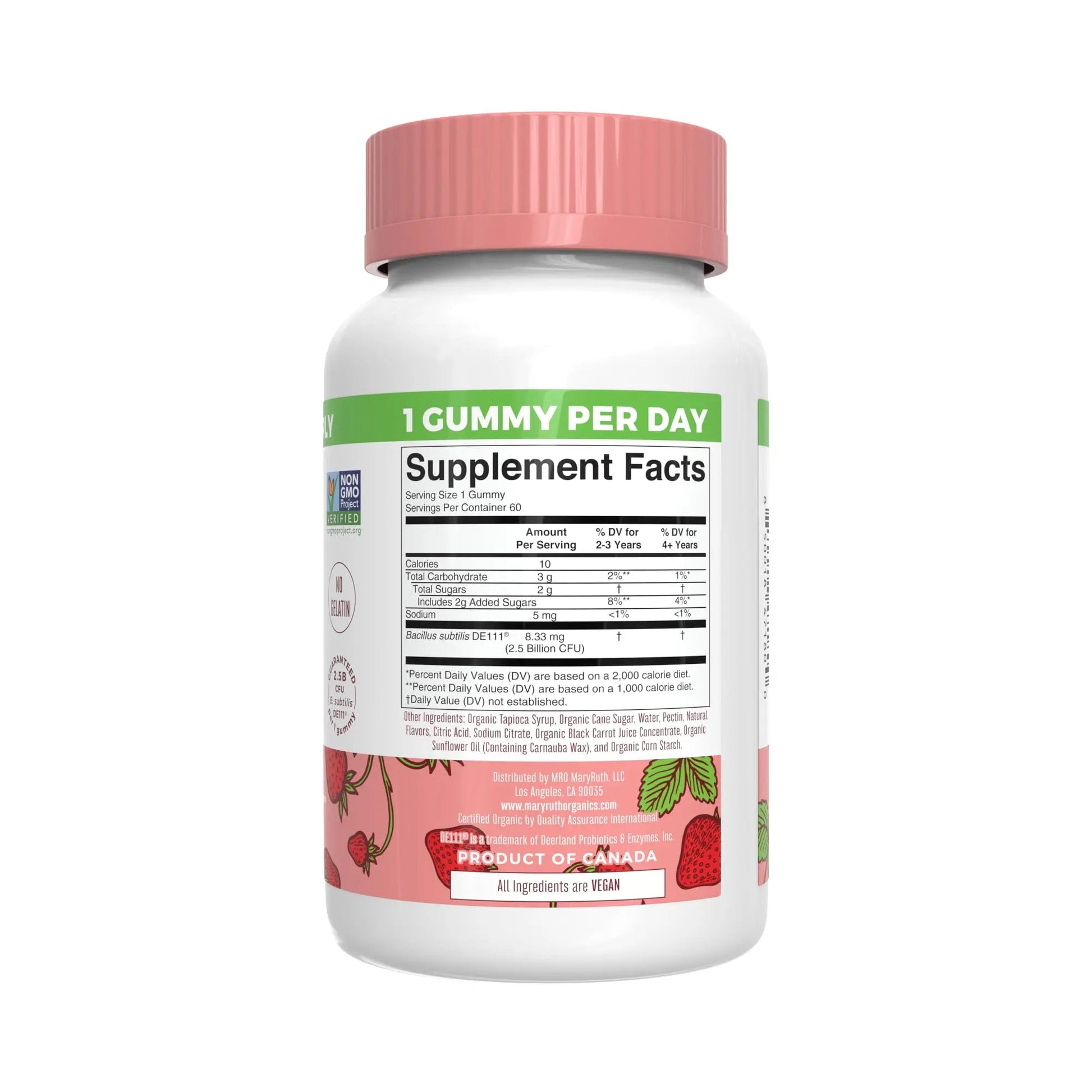 MaryRuth Organics Gummies for Kids–Multivitamin (Mixed Berry & Cherry), & Probiotic (Strawberry) | USDA Organic, No Gelatin! | MARYRUTH'SAu supplements