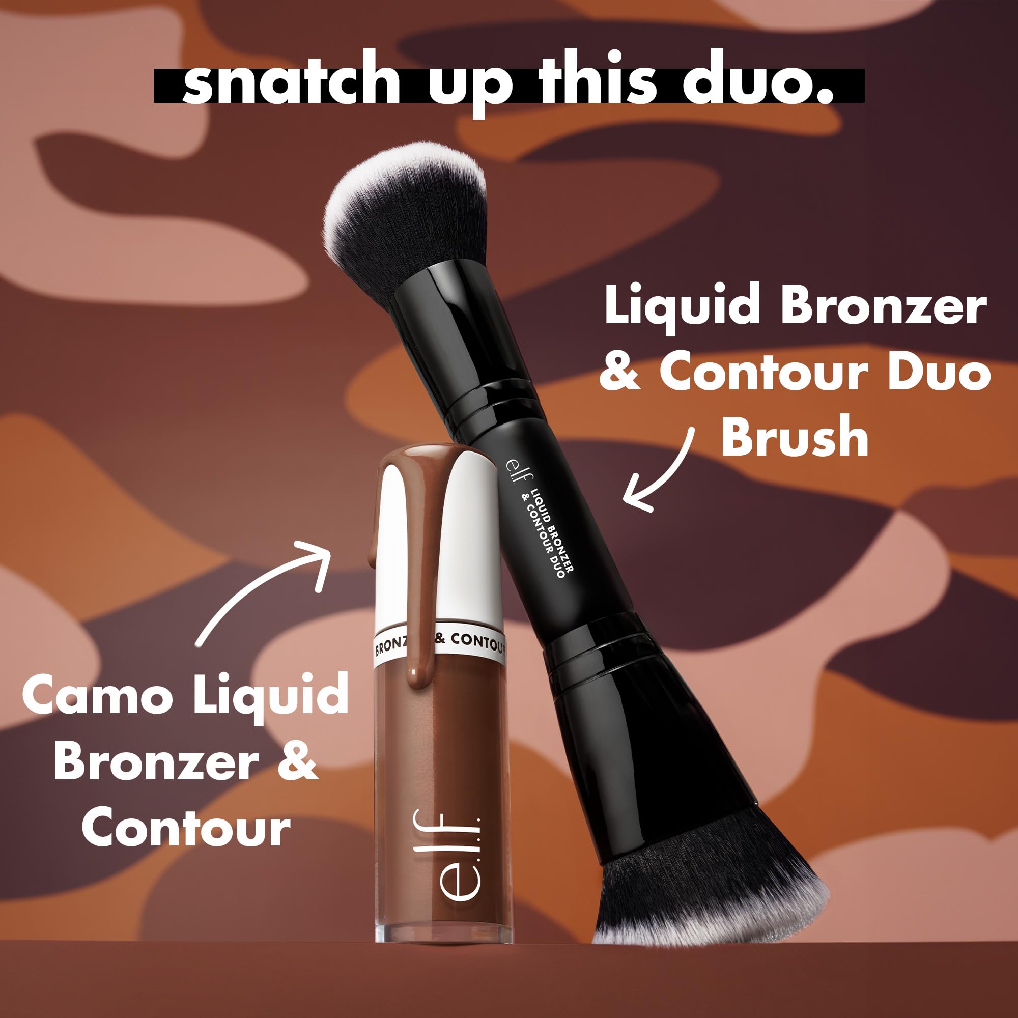 e.l.f. Camo Liquid Bronzer & Contour, Silky Highly Pigmented Formula, Creates a Long-Lasting Bronzed Glow & Natural Look, Vegan & Cruelty-Free, 2 Fair/Light e.l.f.Au supplements