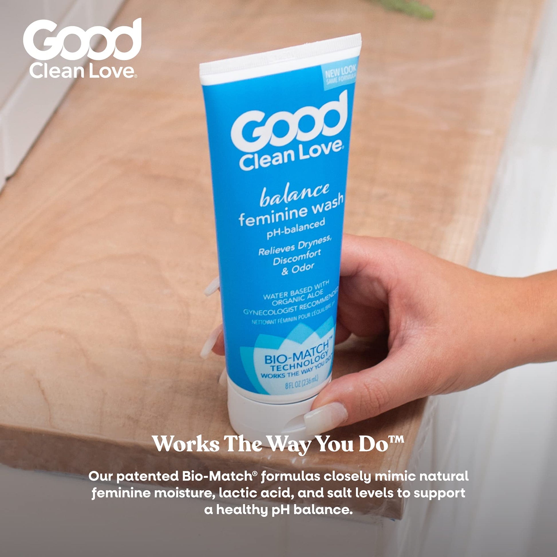 Good Clean Love Balance Moisturizing Wash, pH-Balanced Vaginal Soap for Women Good Clean LoveAu supplements