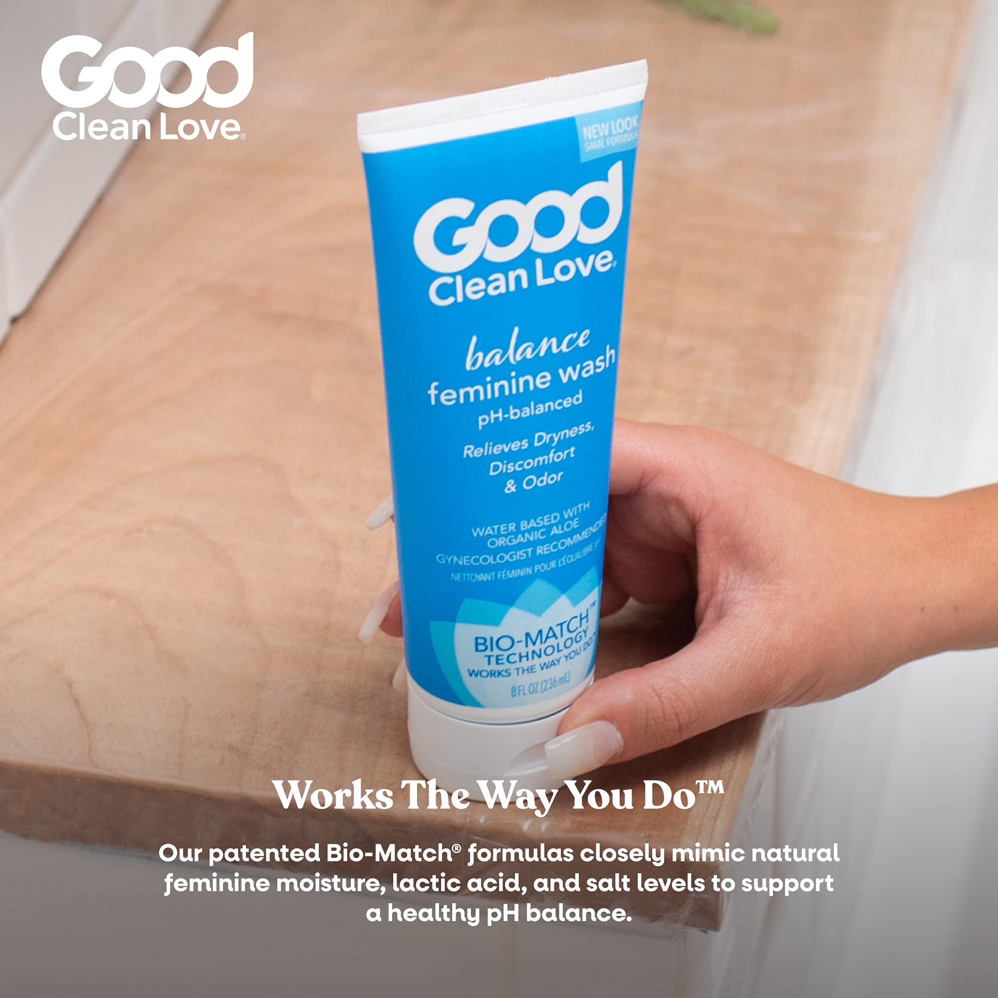 Good Clean Love Balance Moisturizing Wash, pH-Balanced Vaginal Soap for Women Good Clean LoveAu supplements