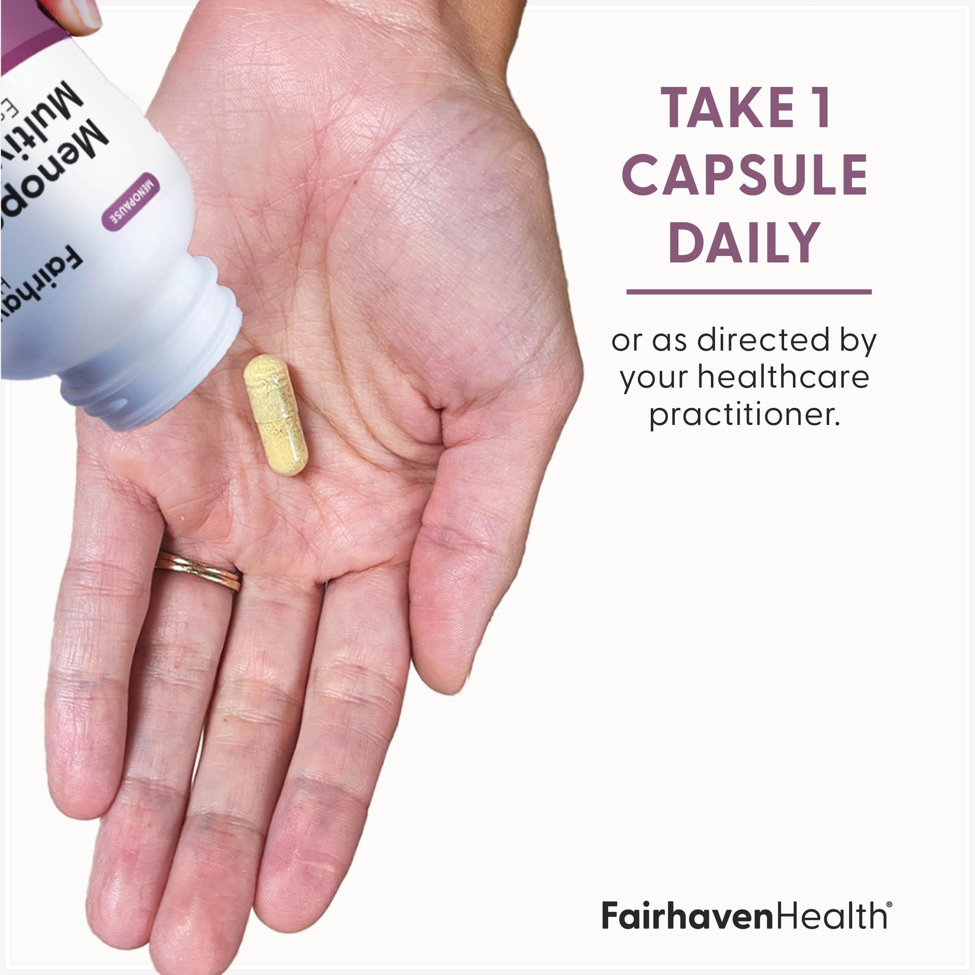 Fairhaven Health Menopause Multivitamin Essentials | Hormone Free Menopause Supplements for Women | Methylated Multivitamin for Women 50 and Over | Non-GMO | Perimenopause Supplements | 30 Capsules Fairhaven HealthAu supplements