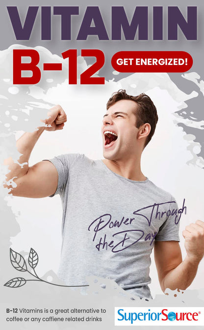 Superior Source No Shot Vitamin B12 Methylcobalamin 1000 mcg, Quick Dissolve MicroLingual Superior SourceUS supplements