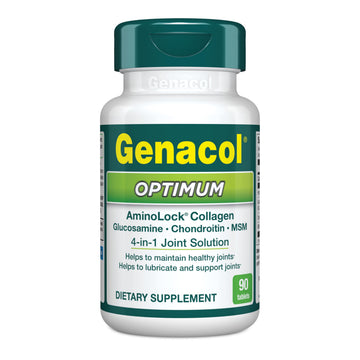 Genacol Optimum – Glucosamine, Chondroitin, MSM and Ultra-Hydrolyzed Collagen Tablets, Maintains Healthy Joints, Protects & Lubricate Cartilage, 90 Tablets (30-Day Supply) GenacolAu supplements