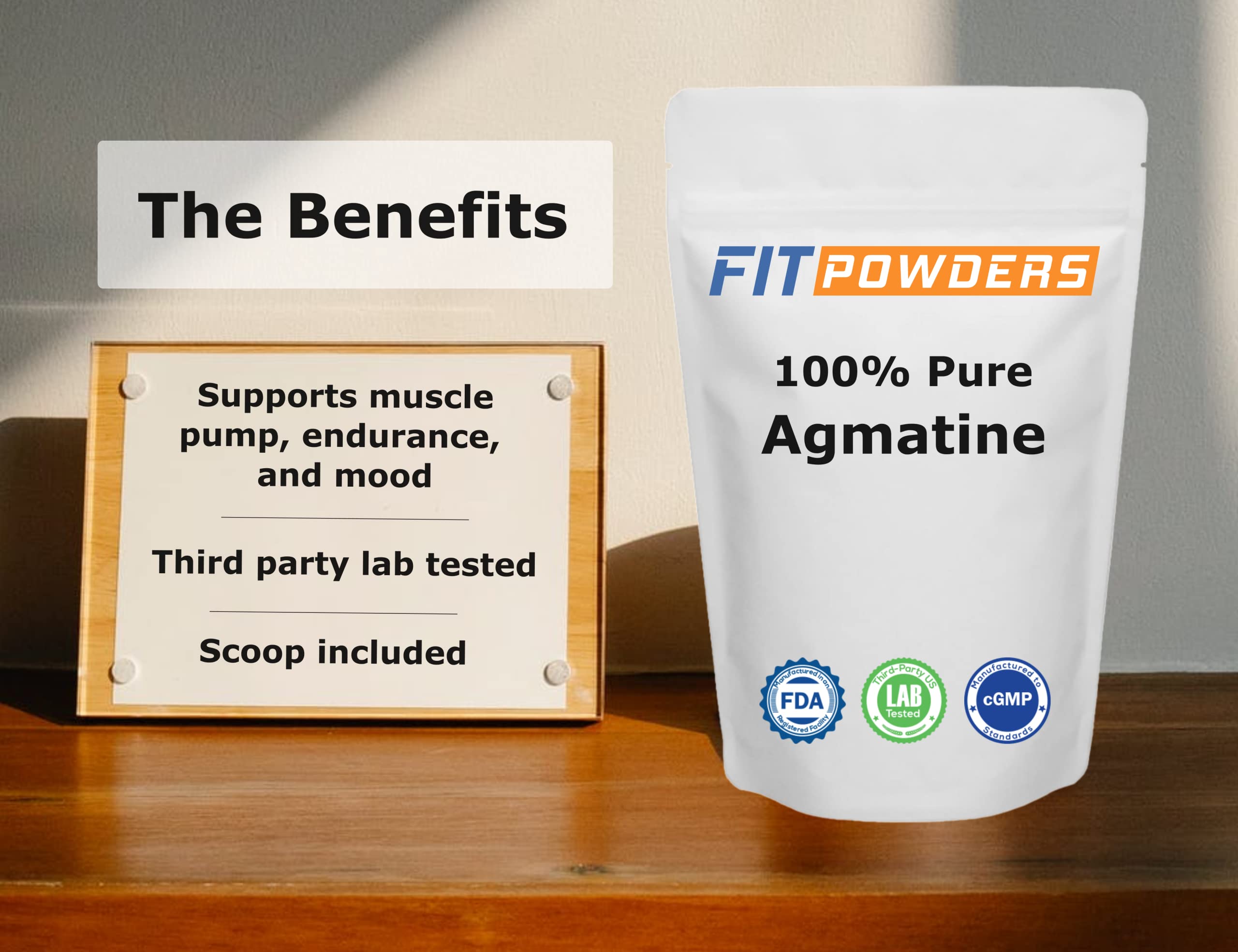 FitPowders Agmatine Sulfate Powder 250 Grams (Multiple Sizes) Strength and Pump FitPowdersAu supplements
