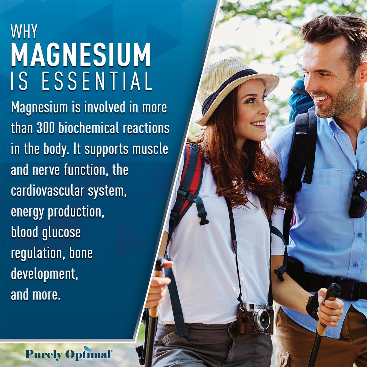 Magnesium Complex Supplement - Magnesium Citrate, Malate, Taurate, Oxide Purely OptimalUS supplements