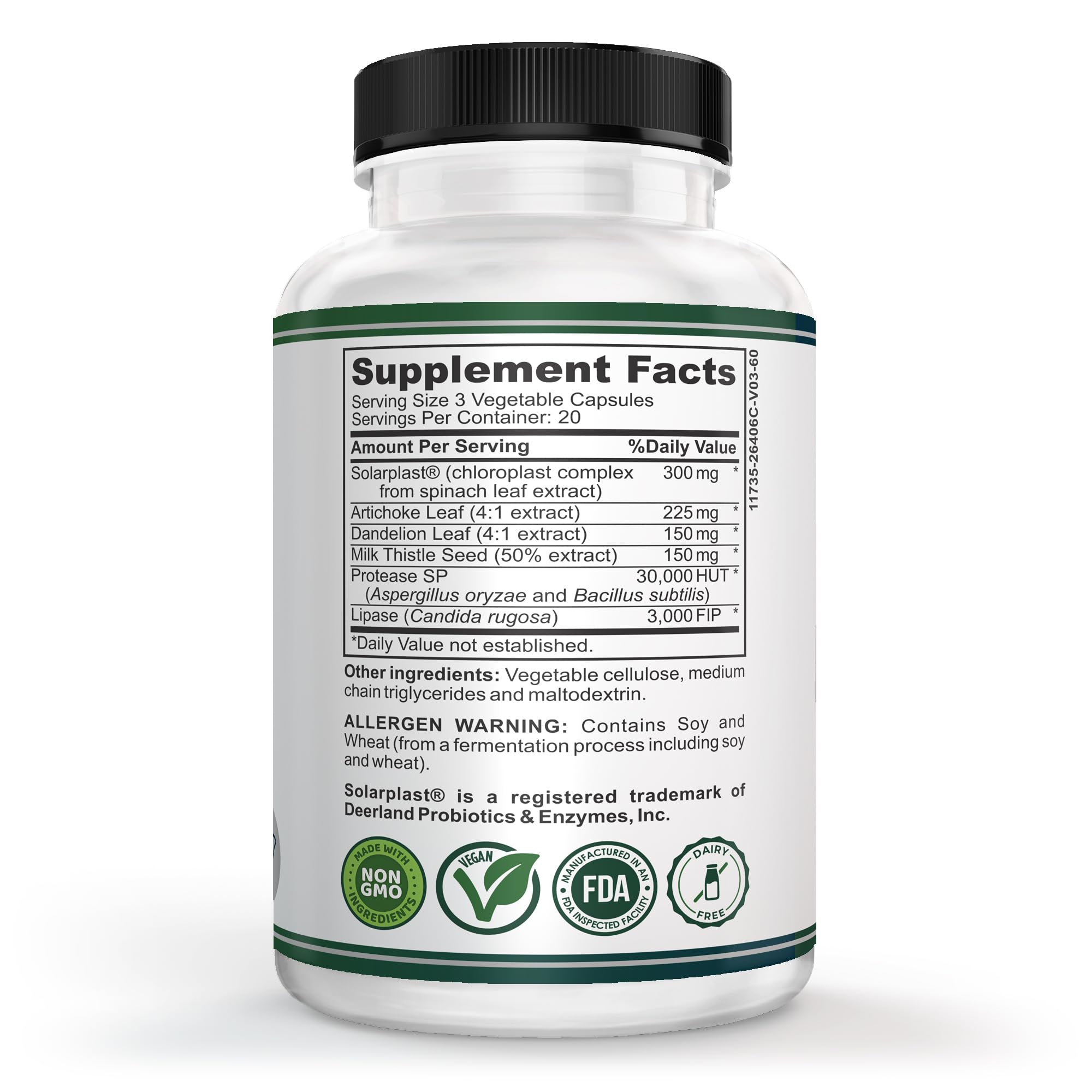 VESALIX Liver Support Supplement for Adults 40+ – Milk Thistle, Artichoke & Dandelion with Digestive Enzymes – Supports Digestion & Cellular Health – 60 Vegetarian Capsules VESALIXAu supplements