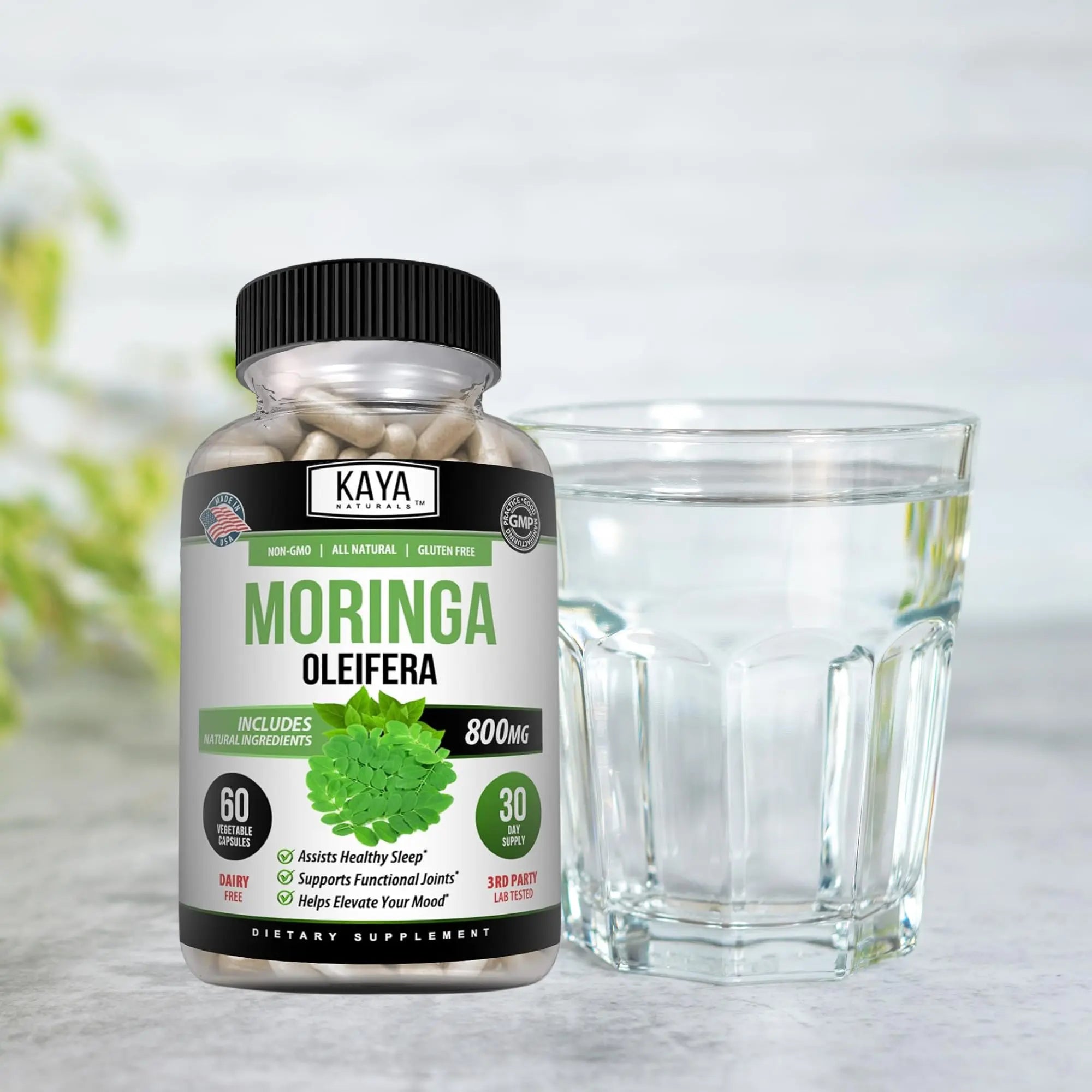 Kaya Naturals Moringa Leaf Extract - Complete Greens Superfood Supplement - Pure Miracle Tree Moringa - Boost Energy Naturally Kaya NaturalsAu supplements