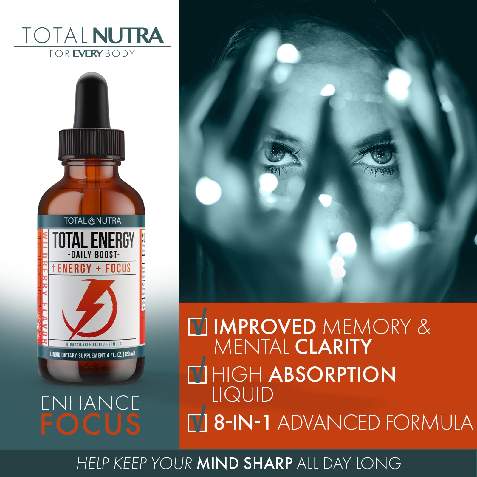 Extra Strength Vitamin B Complex Drops- B Vitamins B12, B6, B3- Vegan and Non GMO Total NutraAu supplements