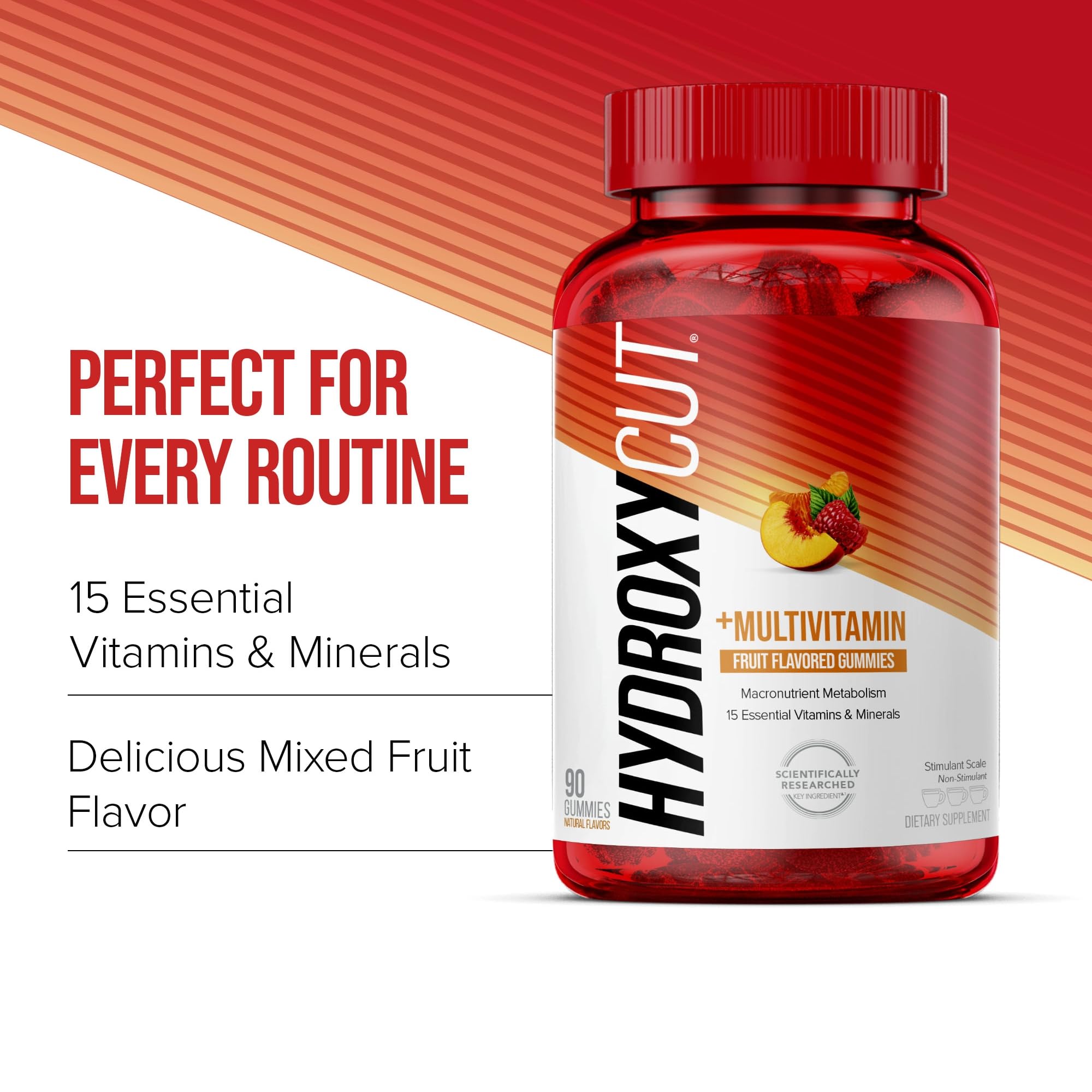 Hydroxycut Caffeine-Free Gummy for Women & Men 15 Essential Vitamins HydroxycutAu supplements