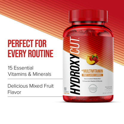 Hydroxycut Caffeine-Free Gummy for Women & Men 15 Essential Vitamins HydroxycutUS supplements