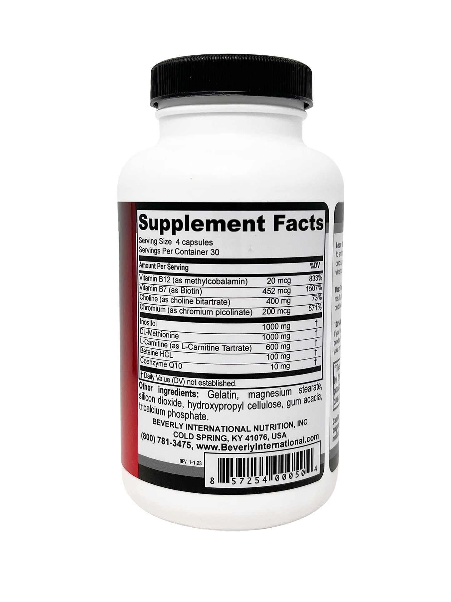 Beverly International Lean Out 120 caps. Fat Burner with Metabolic Support. Lipotropics. Beverly InternationalUS supplements