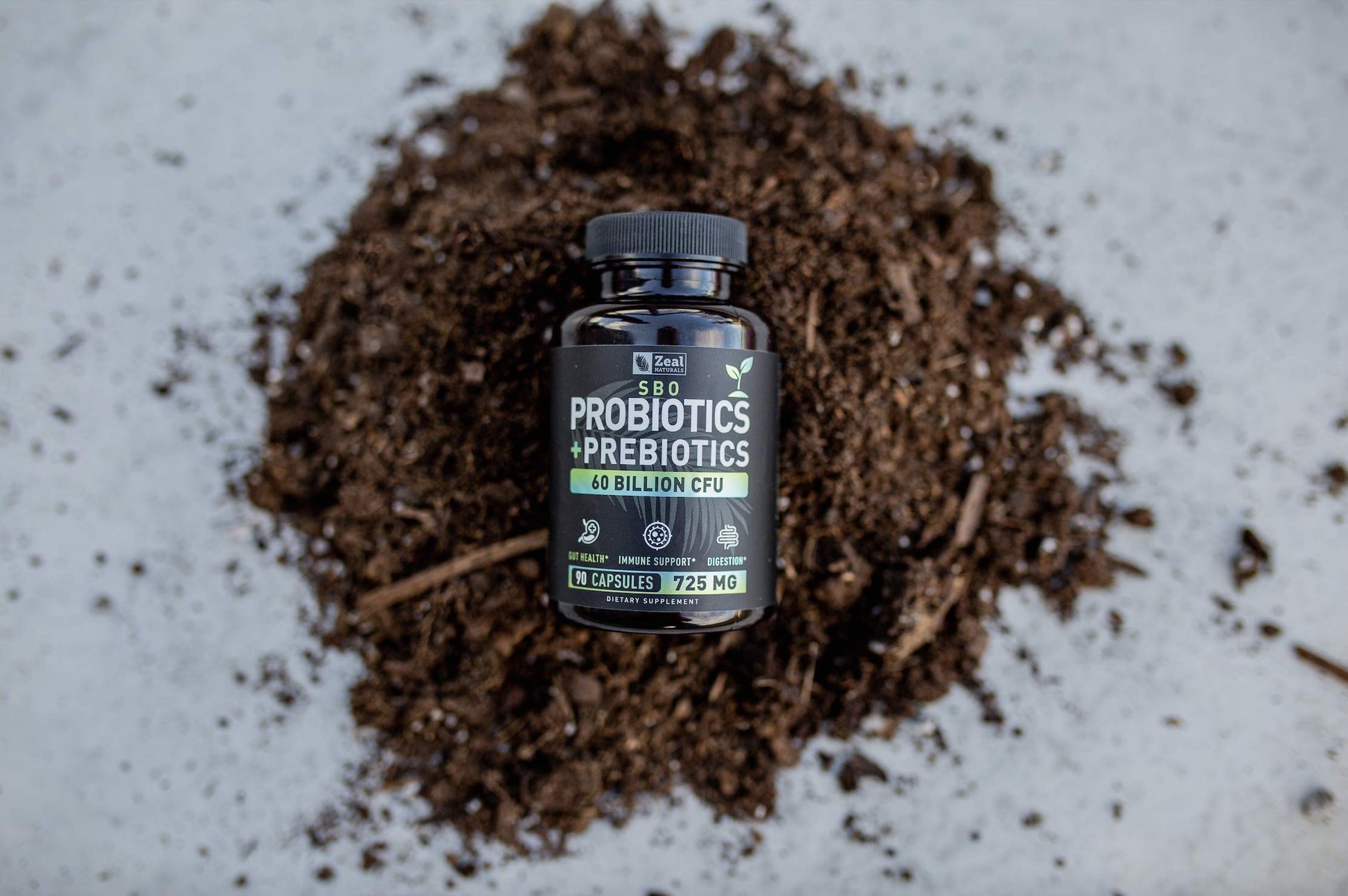 Probiotics and Prebiotics + SBO Probiotics (60 Billion CFU | 90 Capsules) Acidophilus Probiotic w. Saccharomyces Boulardii, Bifidobacterium + Spore Probiotic & Organic Sprouted Prebiotic Fiber Blend Zeal NaturalsAu supplements