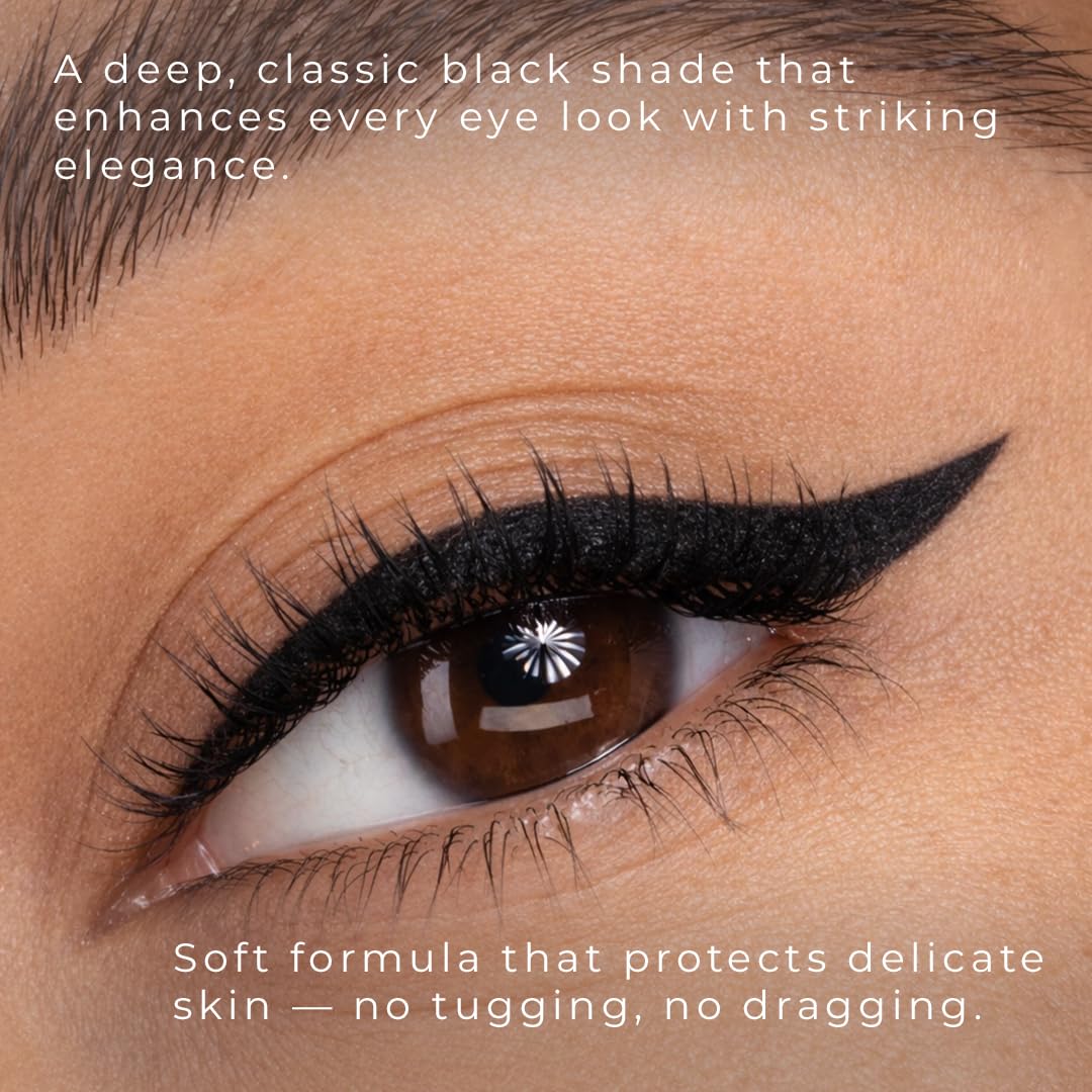 Honeybee Gardens Effortless Eye Liner Pencil, Jet Set Black, Smooth Long-Wearing, Rich Pigment, Vegan & Gluten-Free Honeybee GardensAu supplements