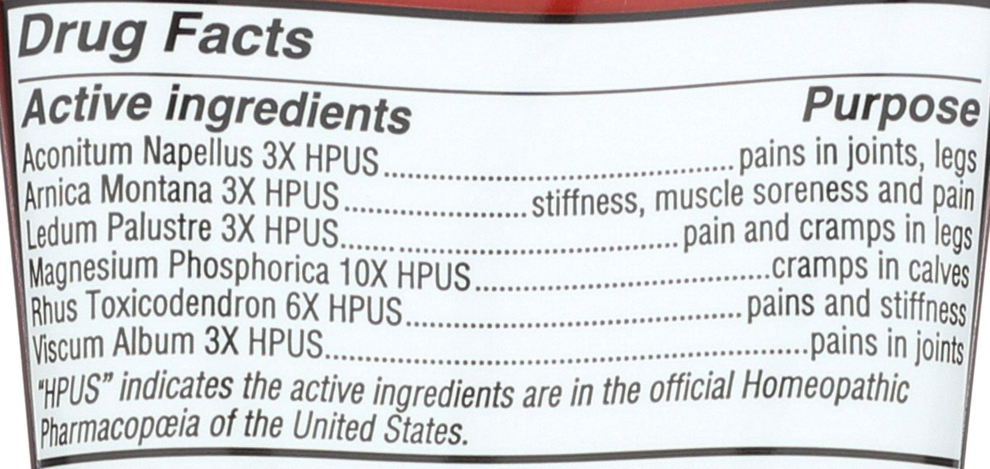 Hylands Homeopathic Leg Cramps - Ointment - 2.5 oz Hyland'sAu supplements