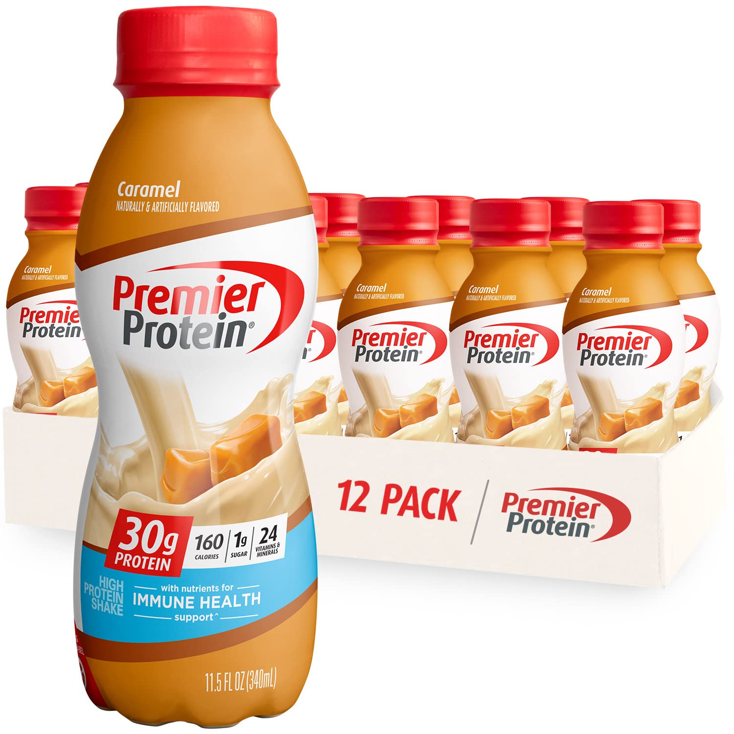 Premier Protein Powder & Premier Liquid Protein Shake, Caramel, 30g Protein, 1g Sugar Premier ProteinUS supplements