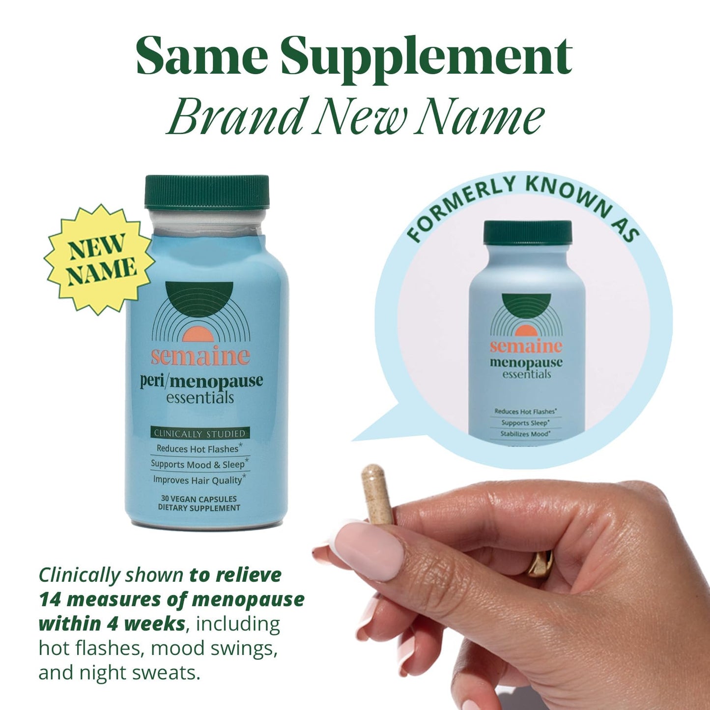 Advanced Menopause Relief Supplement for Women - Promotes Mood, Reduces Hot Flashes SemaineUS supplements