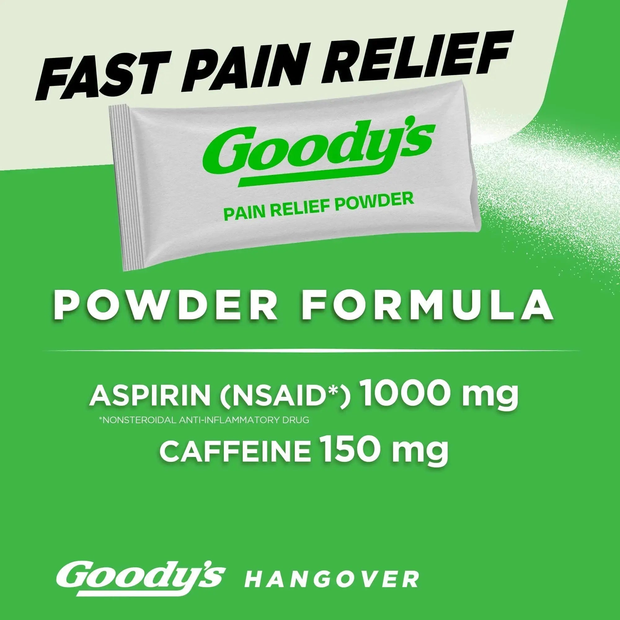 Goody's Hangover Powders, Fast Pain Relief & Boost of Alertness Berry Citrus, 4 ct (Pack of 1) Goody'sAu supplements