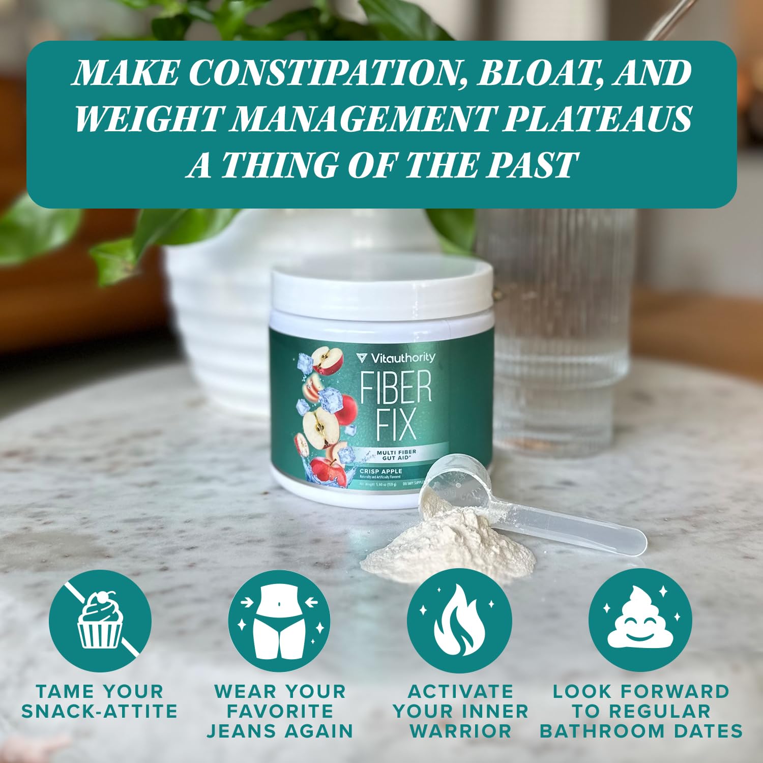Vitauthority Prebiotic Fiber Powder Supplement - Healthy Gut Cleanse Detox for Women VitauthorityAu supplements