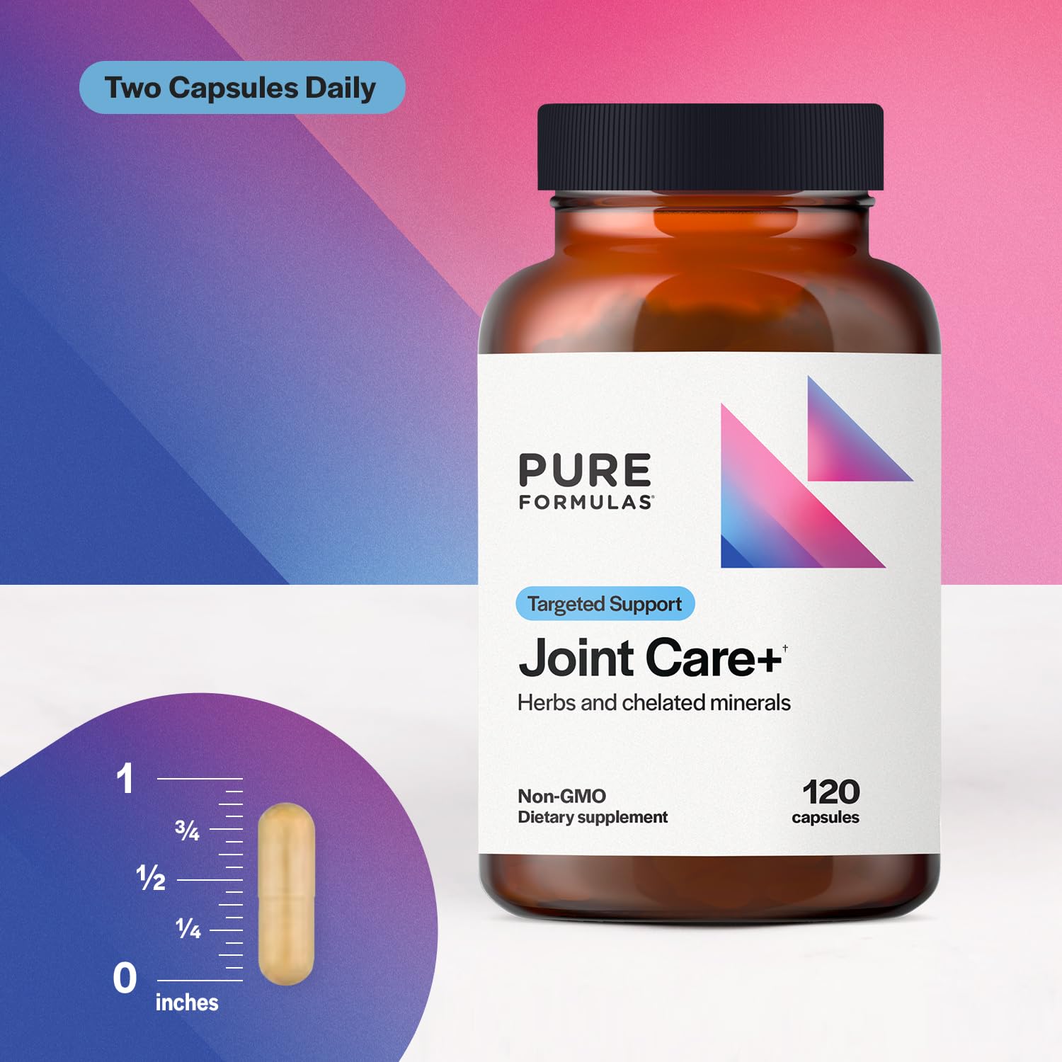 PureFormulas Joint Care + - Premium Joint Support Supplement with Hyaluronic Acid, Glucosamine, MSM, Green Lipped Mussel, Turmeric & More - Non-GMO Formula for Adults (120 Capsules) PureFormulasAu supplements