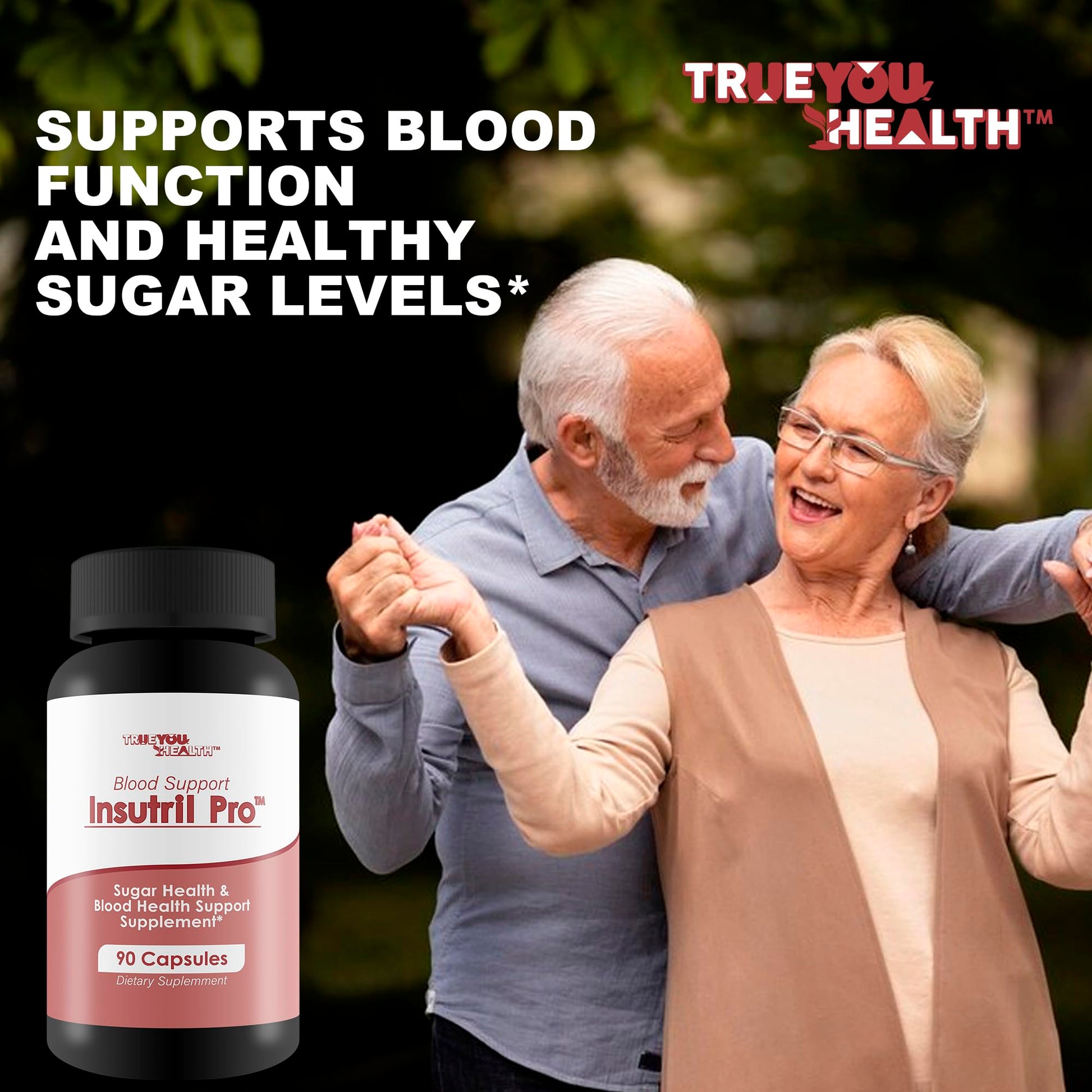 Blood Support Insutril Pro - Our Best Sugar Health & Blood Health Support Supplement - Circulatory Health Support - Blood Balance Blood Boost Blood Circulation Supplements - Health Blood Balance Pills True You HealthAu supplements