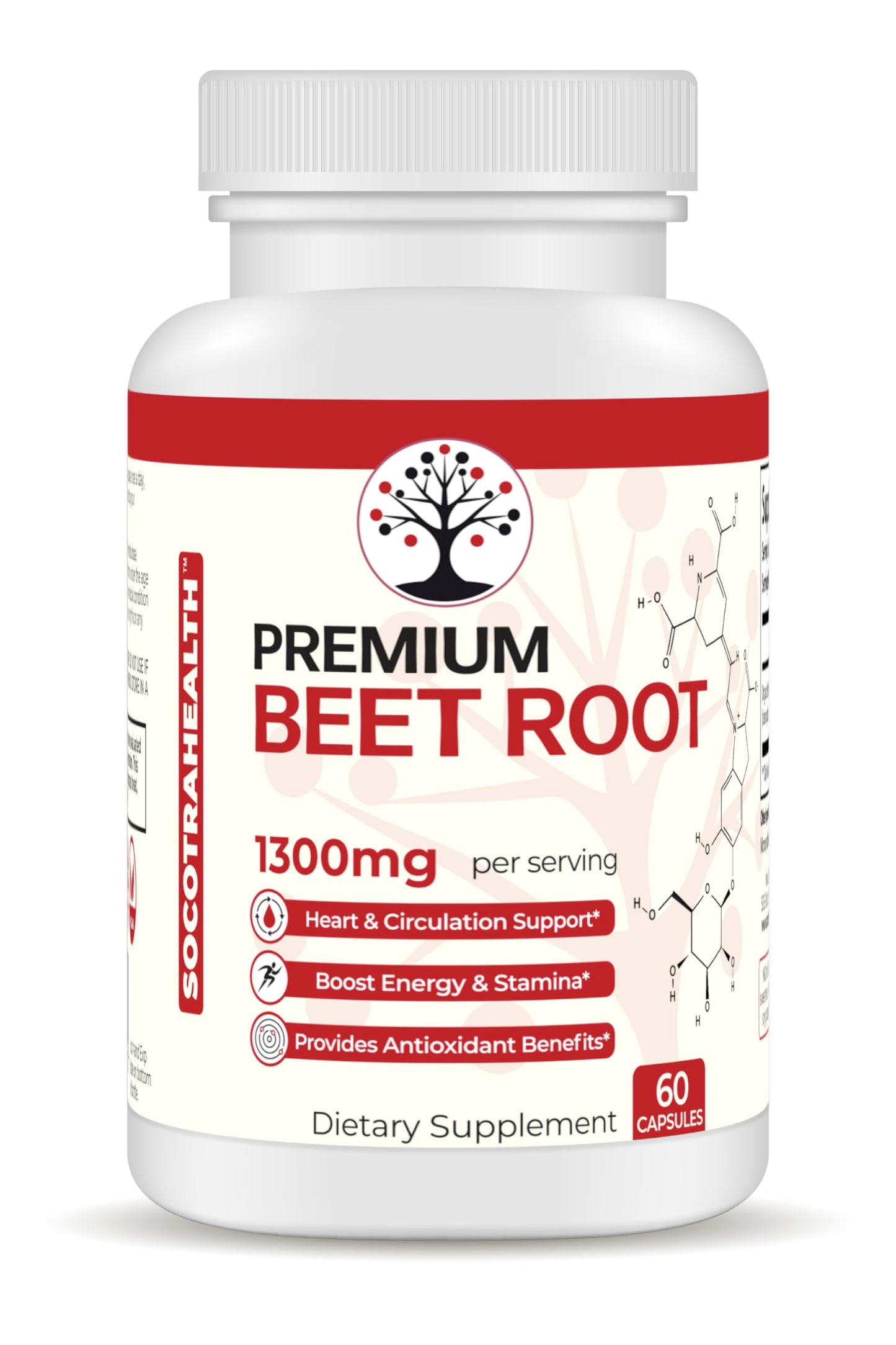 Socotra Health Beet Root Capsules - Made with Premium Organic Beetroot Powder Socotra HealthUS supplements
