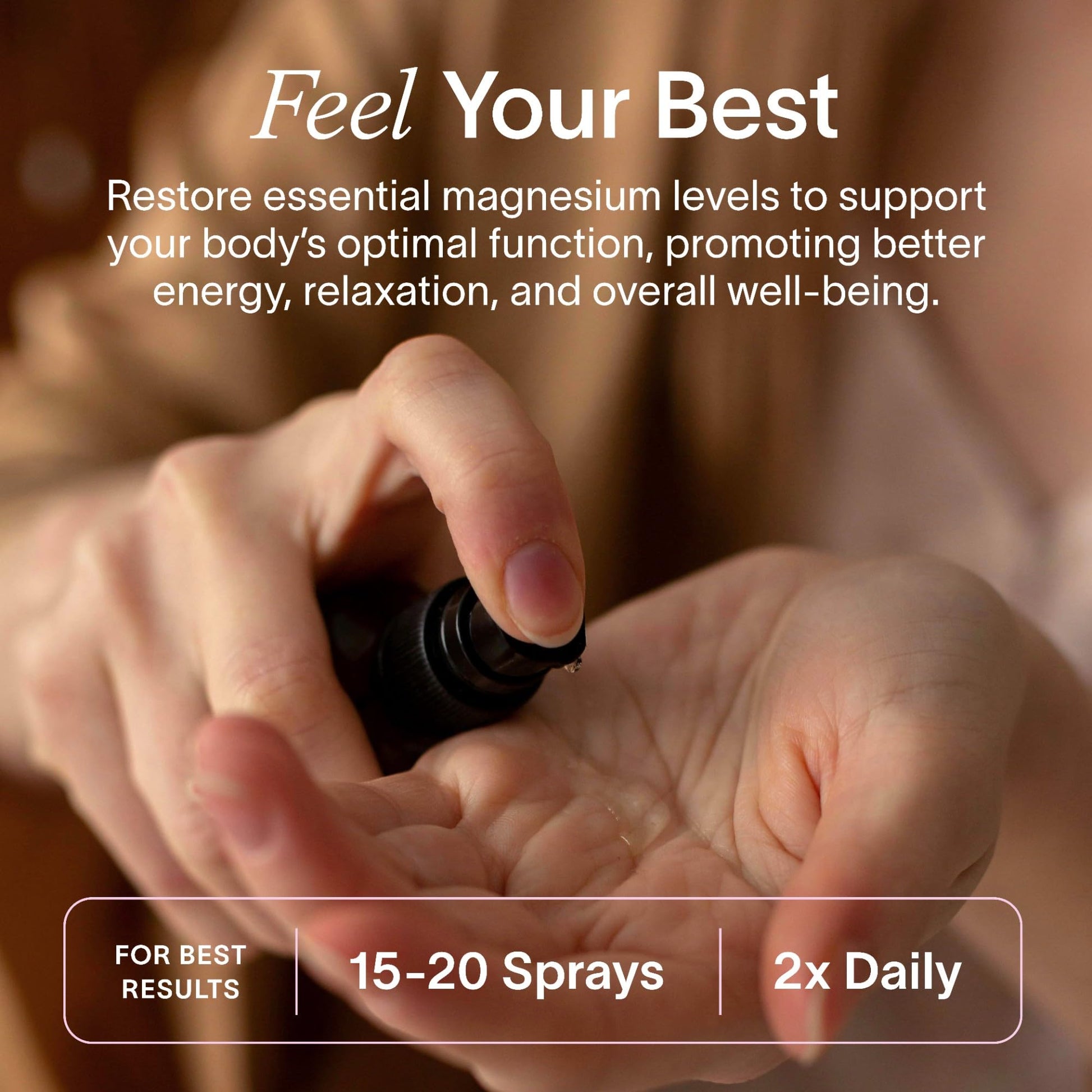 Ladywell Topical Magnesium Oil Spray | Mood, Cycle & Stress Support | PMS, PCOS, Fertility, Menopause, Hormone Balance, Cramps | Pure Magnesium Chloride, Science-Backed | Rapid Skin Absorption LadywellAu supplements