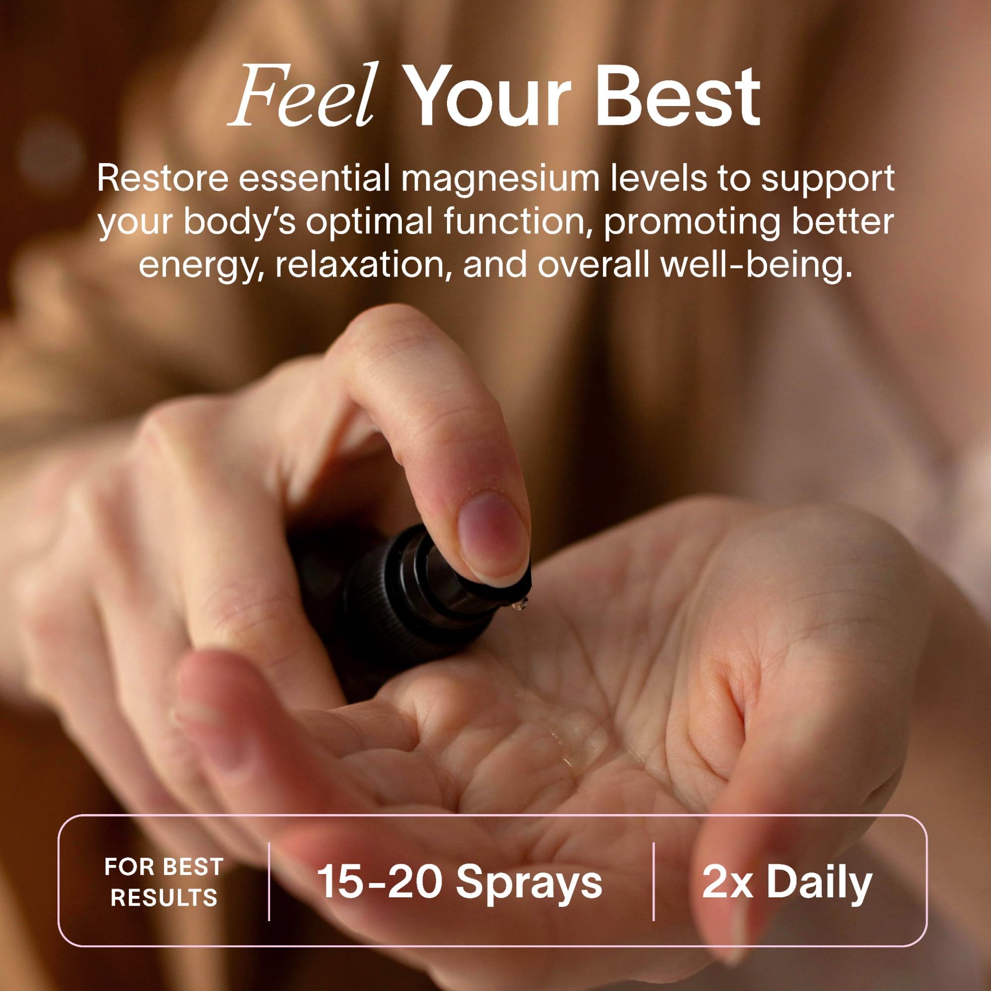 Ladywell Topical Magnesium Oil Spray | Mood, Cycle & Stress Support | PMS, PCOS, Fertility, Menopause, Hormone Balance, Cramps | Pure Magnesium Chloride, Science-Backed | Rapid Skin Absorption LadywellAu supplements