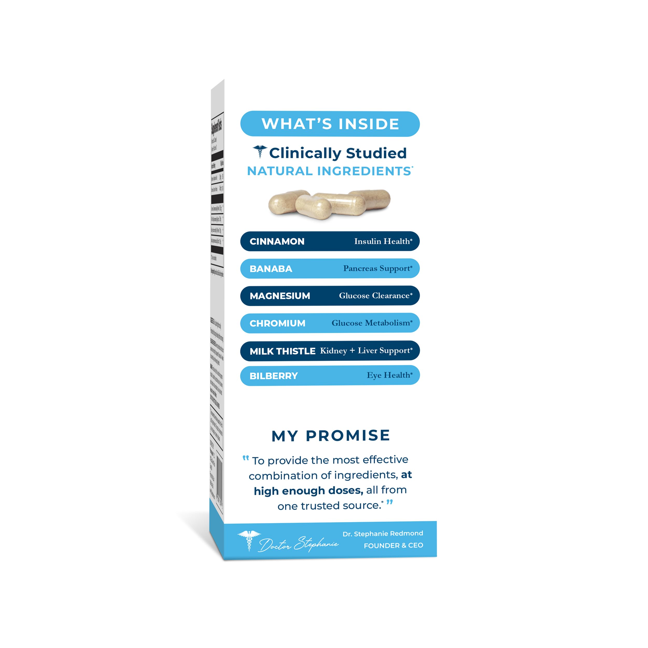 Pharmaganics Blood Sugar 24 Hour - 6 in 1 Formula with Cinnamon, Banaba, Chromium, Milk Thistle, & More - Once Daily Supplement PharmaganicsAu supplements