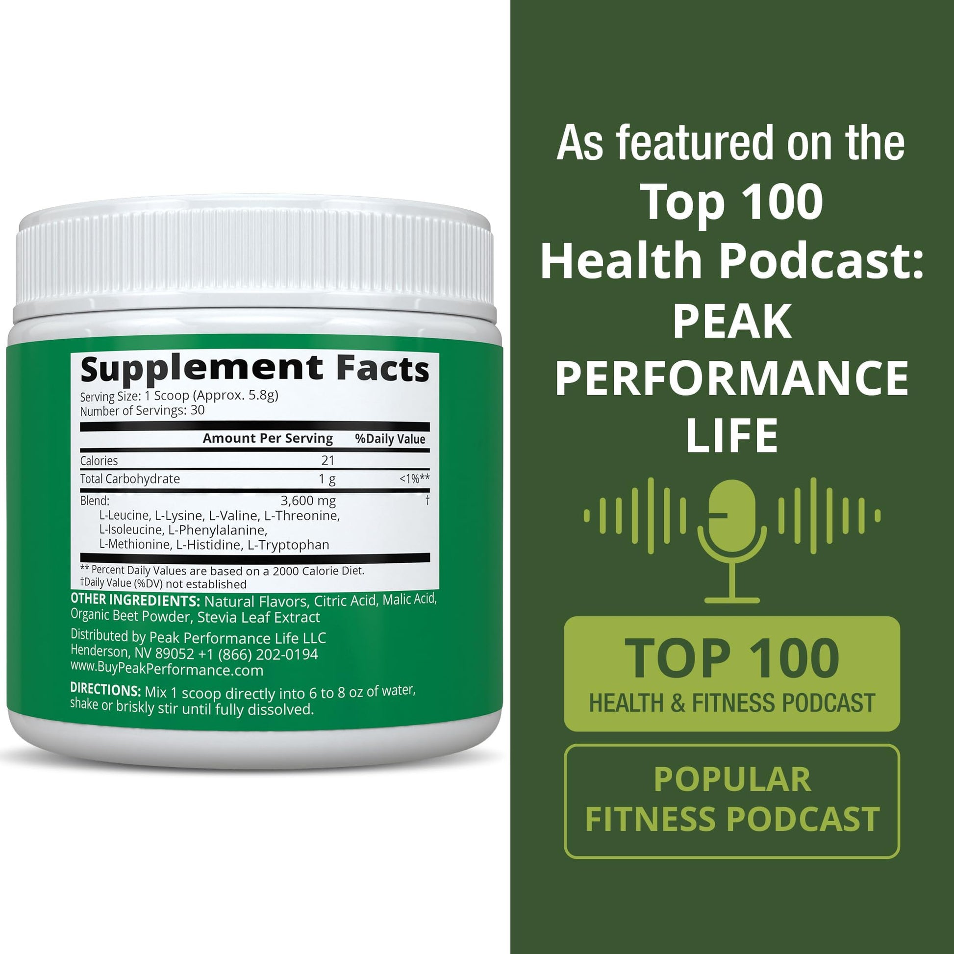 All 9 Essential Amino Acids Powder. Pre + During + Post Workout with EAAs + BCAAs for Energy, Muscle Growth, and Recovery. Non-GMO BCAA and EAA Powders for Men + Women. 3rd Party Tested. Wildberry Peak PerformanceAu supplements