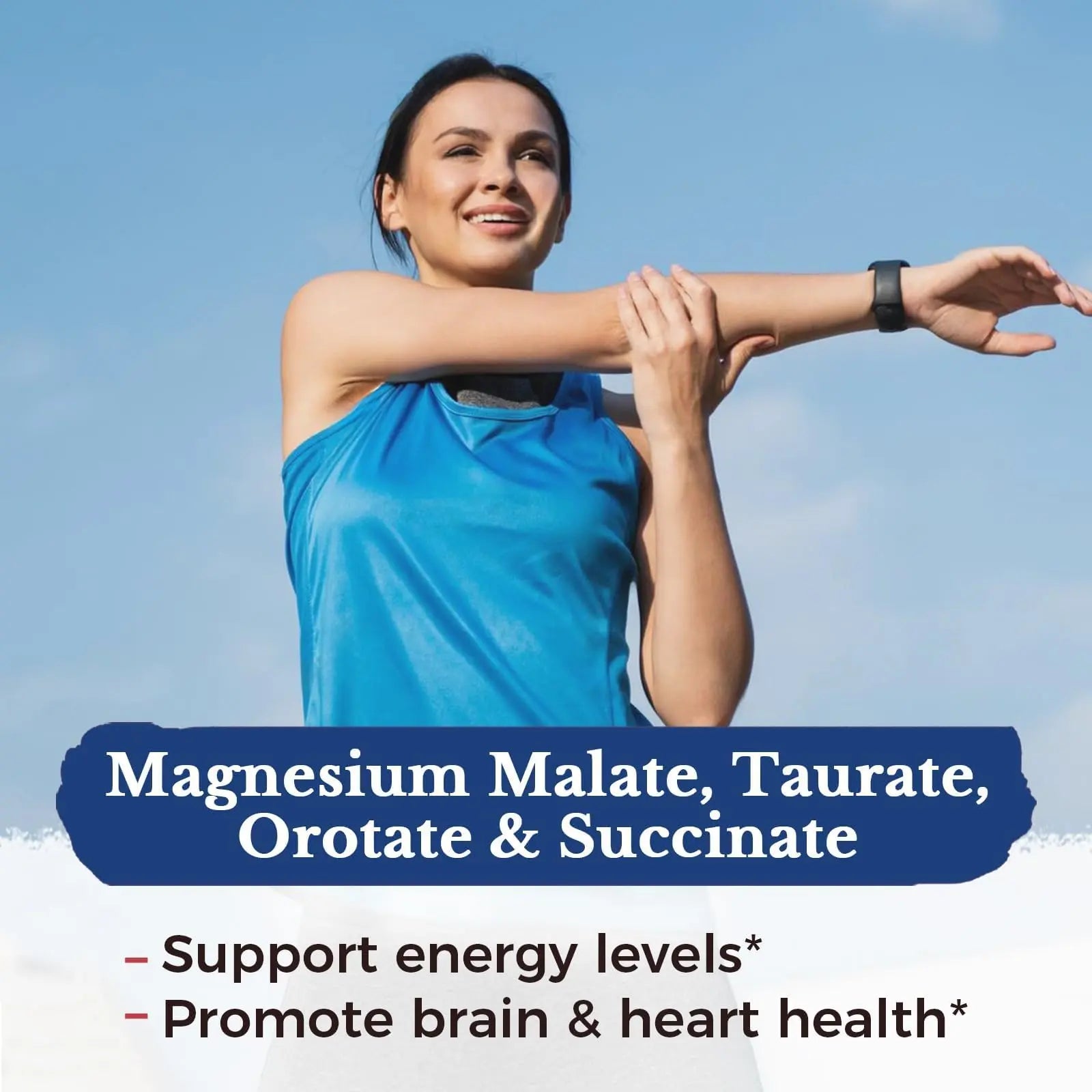 Vitalitown 10 in 1 Magnesium Complex Supplement - 400mg Elemental Magnesium Chelated with Glycinate, Citrate, Malate, Taurate & More - for Sleep Heart Energy - Non-GMO, Vegan, 90 Caps Vitalitownnz supplements