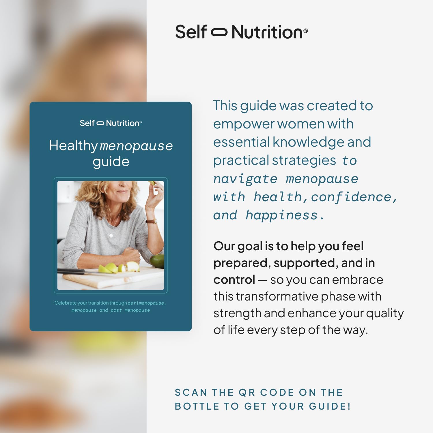 SELF NUTRITION Menopause Support for Women -All-Natural, Hormone-Free Perimenopause & Menopause Support. Unique Blend for Hot Flashes, Mood, Energy, Sleep & More. Vegan, Gluten-Free, 60 Capsules. SELF NUTRITIONAu supplements