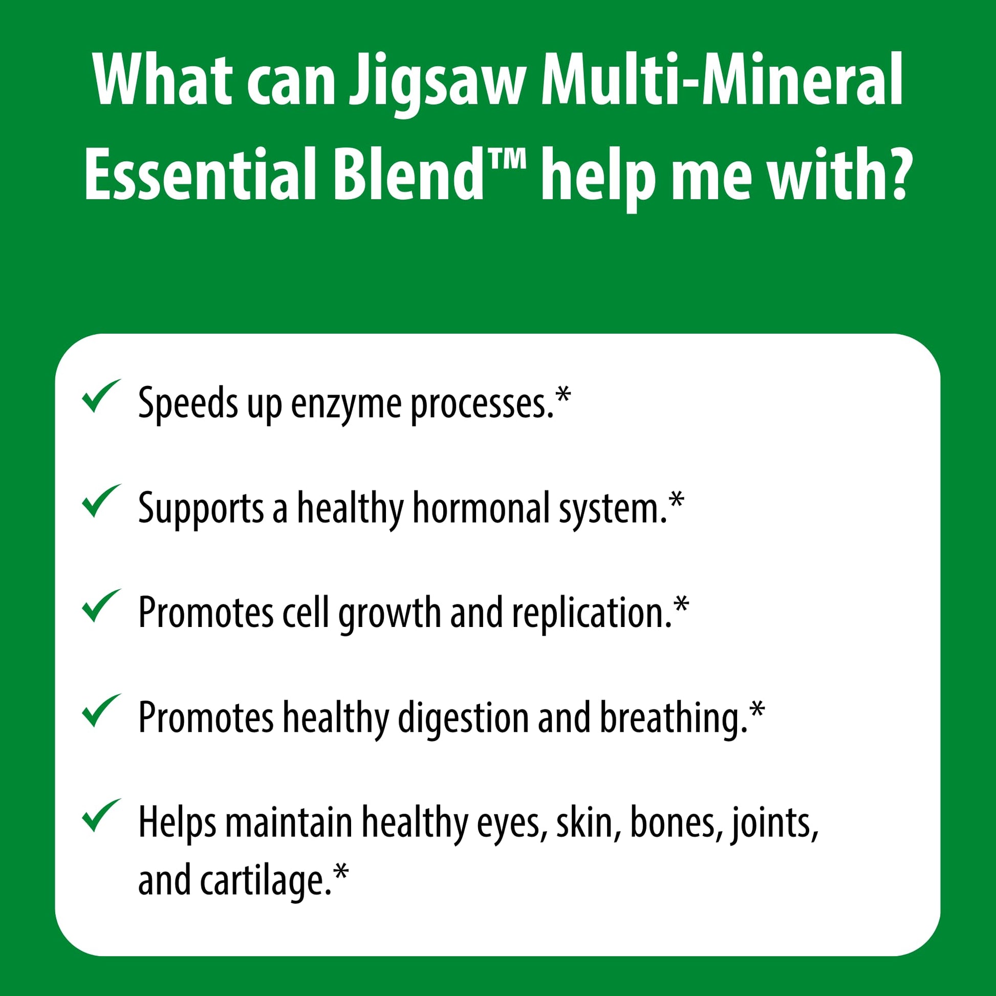 Jigsaw Health Multi-Mineral Essential Blend | 90 Capsules | 90 Servings Jigsaw HealthAu supplements