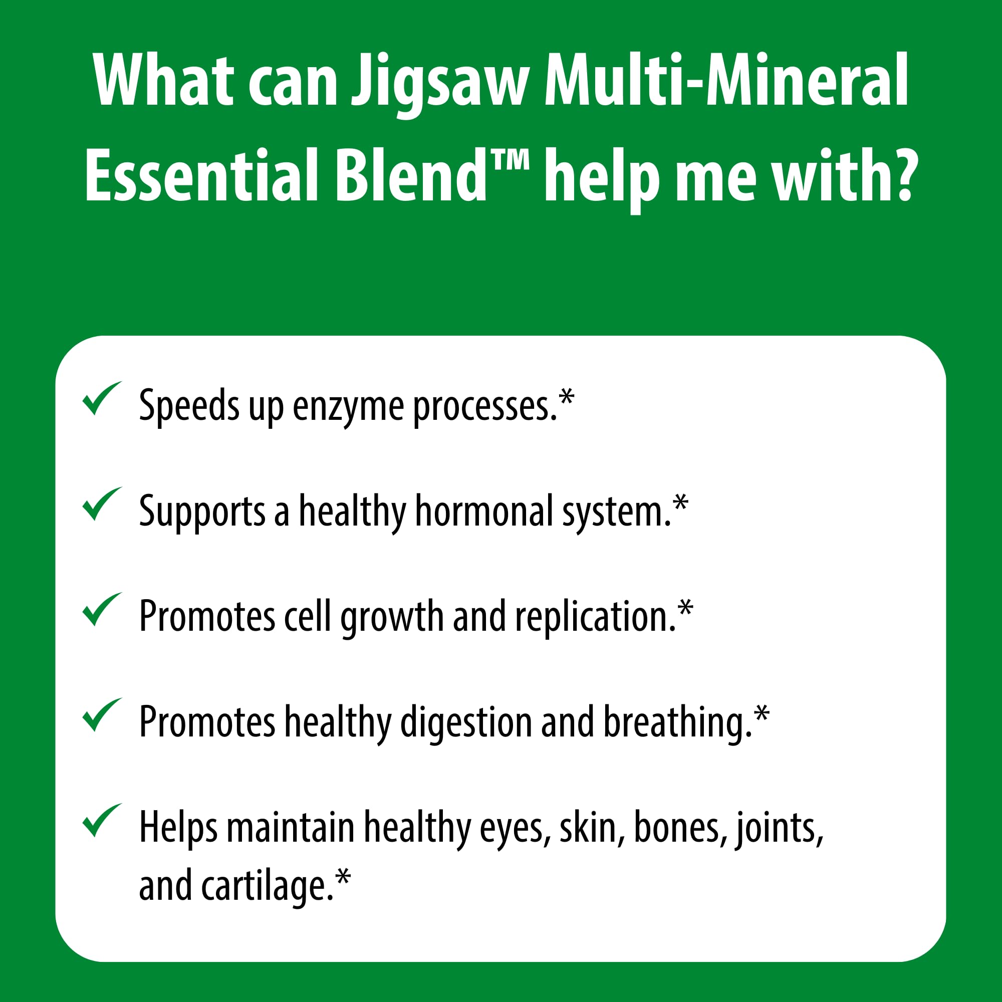 Jigsaw Health Multi-Mineral Essential Blend | 90 Capsules | 90 Servings Jigsaw HealthAu supplements
