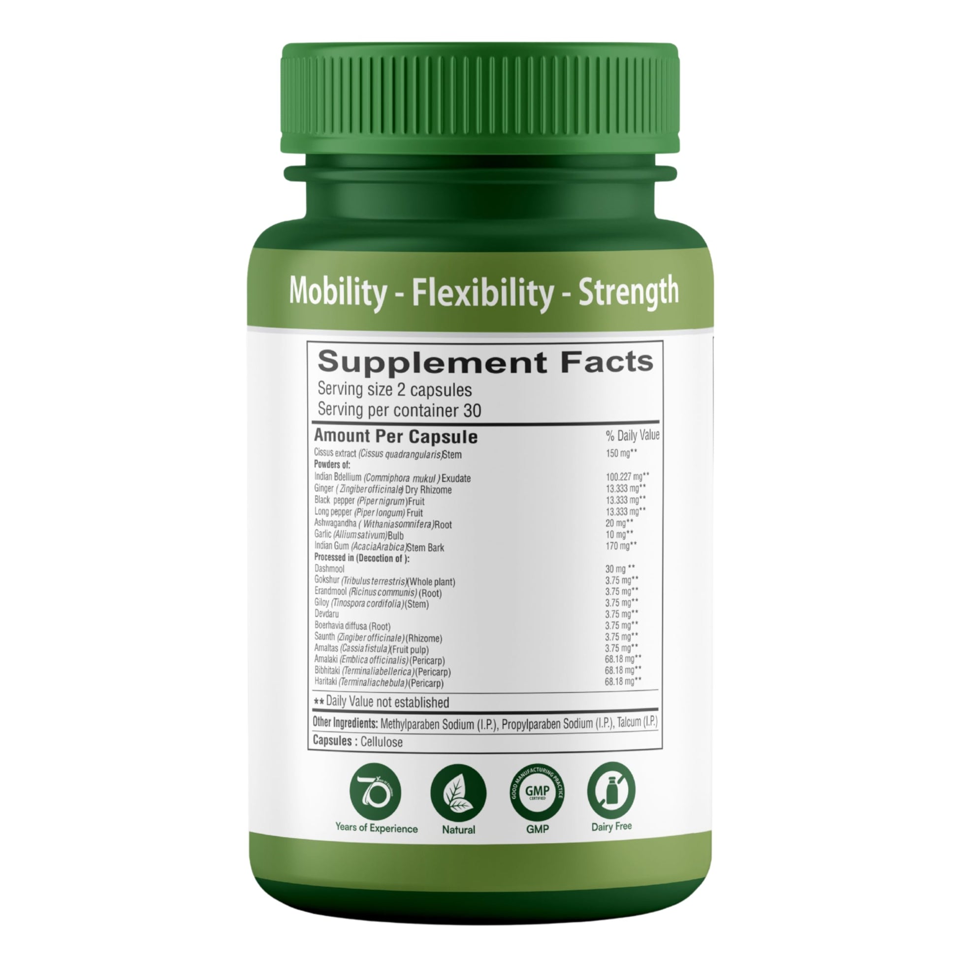 SHREE DHANWANTRI HERBALS SDH Bonartho | Bone & Joint Support Supplement | Move with Comfort & Ease | 60 Caps (1 Mon Supply) SHREE DHANWANTRI HERBALSAu supplements