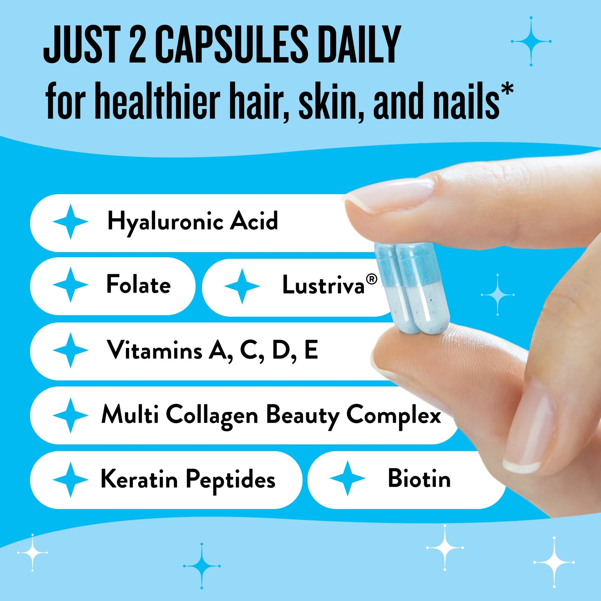 Legendairy Milk Hair Growth Vitamins for Women - Biotin for Hair Growth with Collagen & Lustriva, Hair Loss Products & Supplements for Thinning, Thicker, Fuller, Stronger Skin & Nails, Mane Event™ Legendairy MilkAu supplements