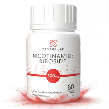 Sanare Lab NAD+ Supplement with Nicotinamide Riboside (NR) 300 mg | Cellular Energy & Metabolism Support | 60 Capsules Sanare LabAu supplements