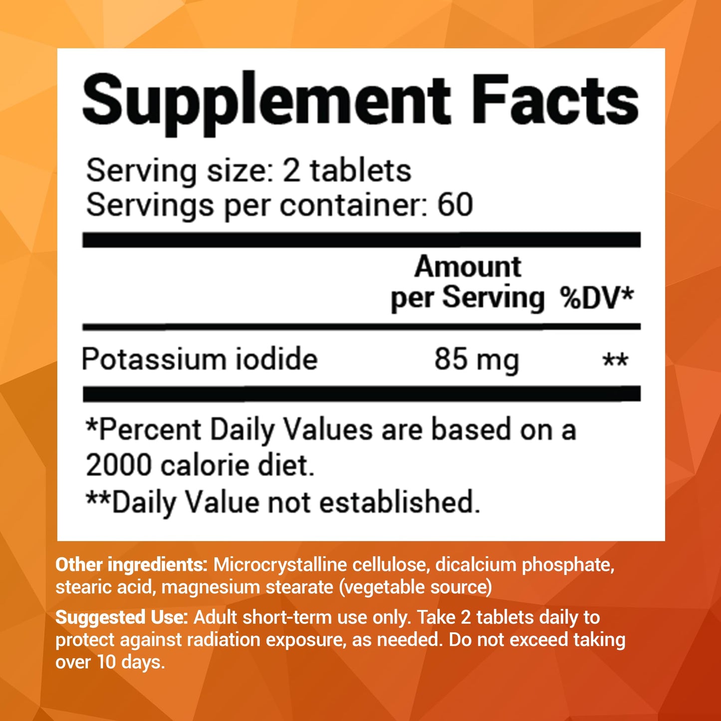 Dr. Berg's Incredible Potassium Iodide Tablets - Now 120 Tablets with a Smaller Easy Dr. Berg NutritionalsUS supplements