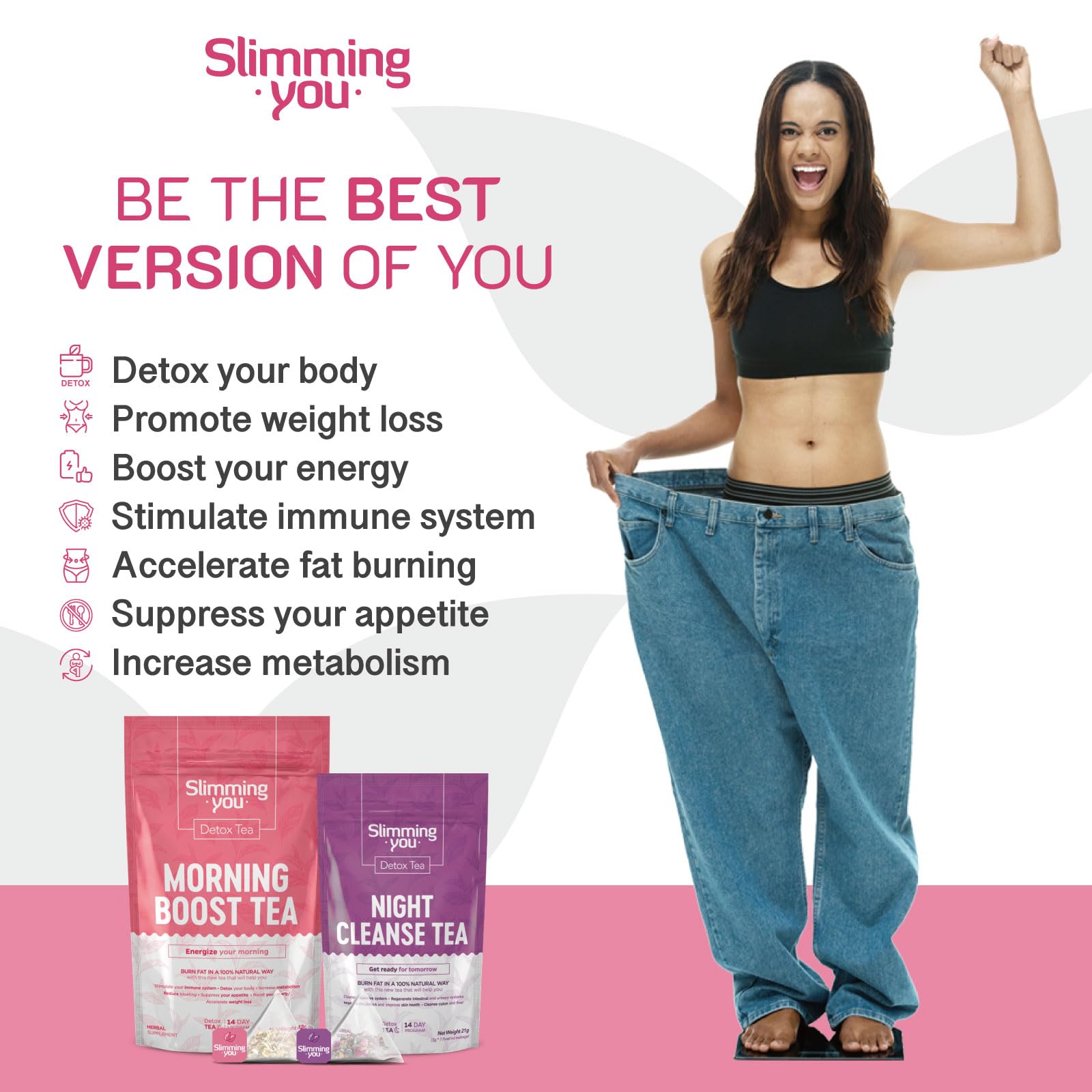 TAOISTEA 14 Day Detox Tea for Weight Loss, Body Cleanse, Metabolism Boost - Morning TAOISTEAUS supplements