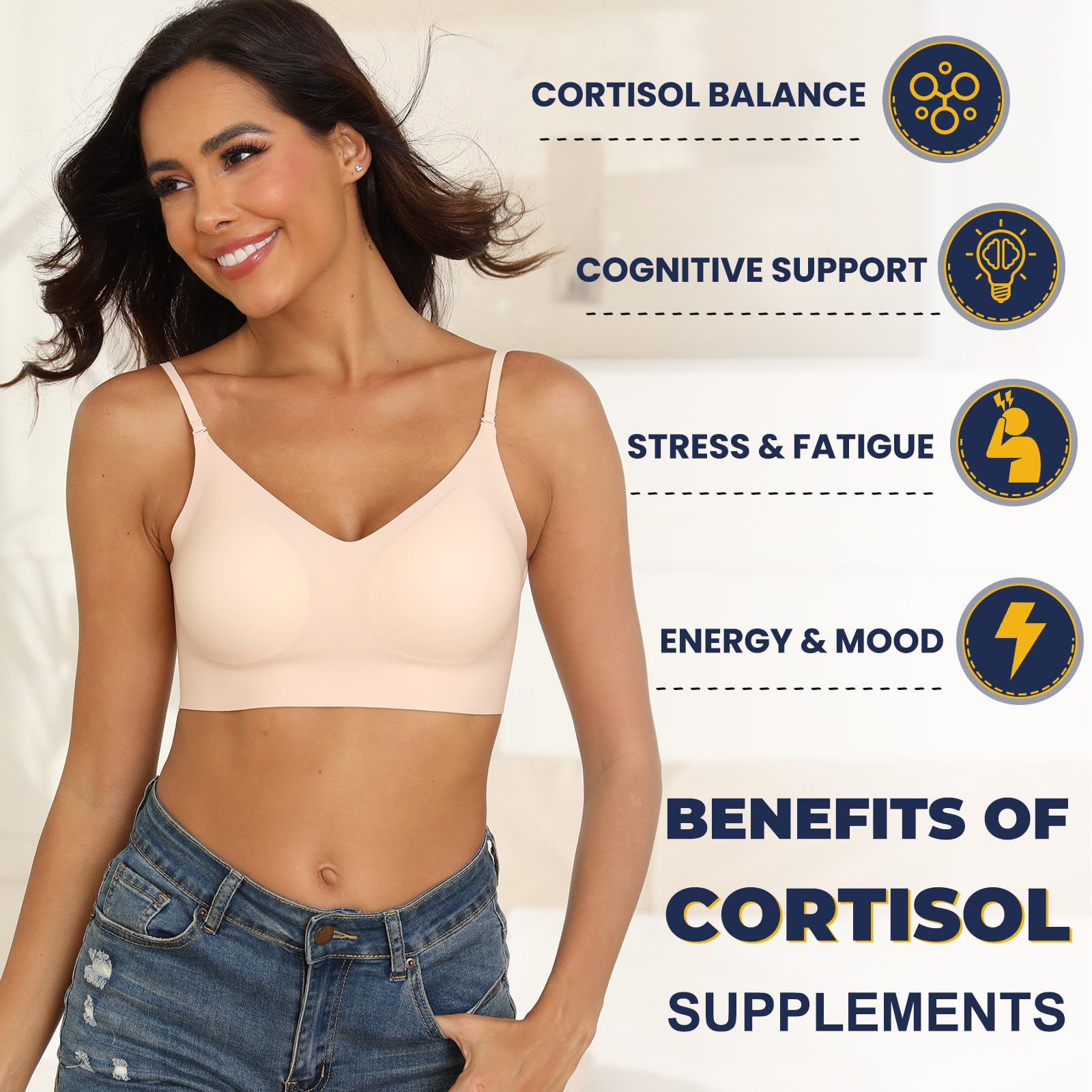 Totaria Cortisol Supplement with Ashwagandha,Magnesium,Rhodiola Rosea,L Theanine,Hormone Balance for Women 120 Vegan Capsules (Pack of 1) TotariaAu supplements