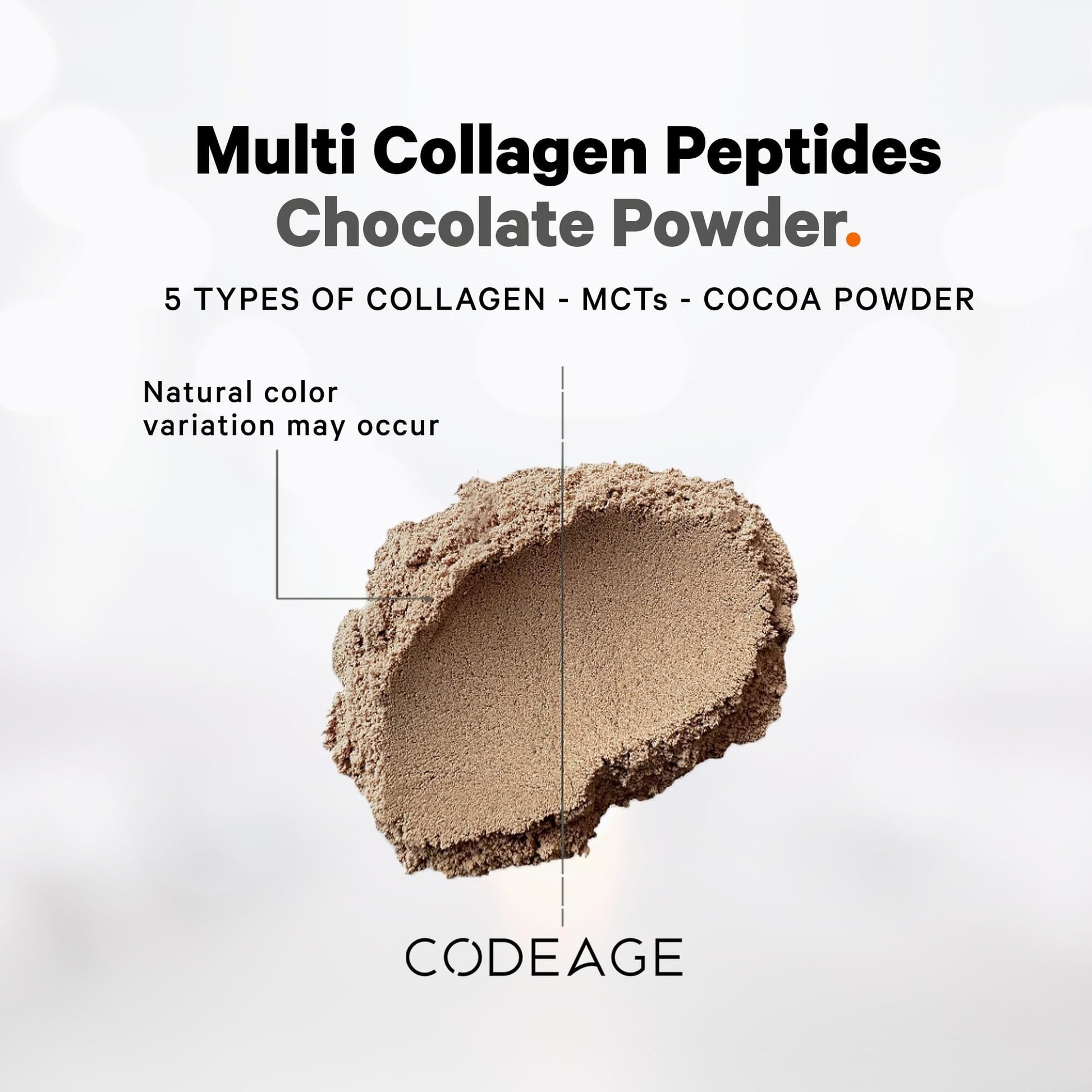 Codeage Multi Collagen Chocolate Protein Powder - Hydrolyzed Bovine Collagen Peptides, 5 Collagen Types & MCT Oil - Collagen Creamer, Chocolate Collagen Peptides - Protein Shakes - Non-GMO - 18.17 oz CodeageAu supplements