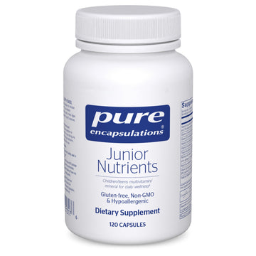 Pure Encapsulations Junior Nutrients - Kids & Teens Multivitamin - Without Iron - with Calcium, Vitamin D3 & Vitamin C - Non-GMO & Vegetarian - 120 Capsules Pure EncapsulationsAu supplements