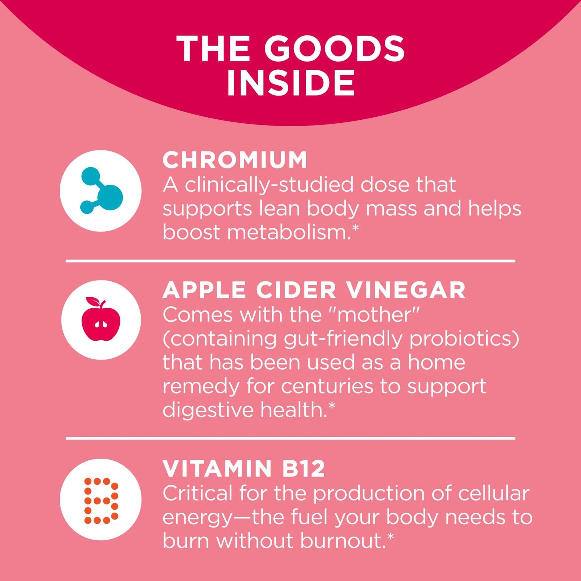 OLLY Metabolism Gummy Rings, Apple Cider Vinegar, Vitamin B12, Chromium, Energy OLLYUS supplements