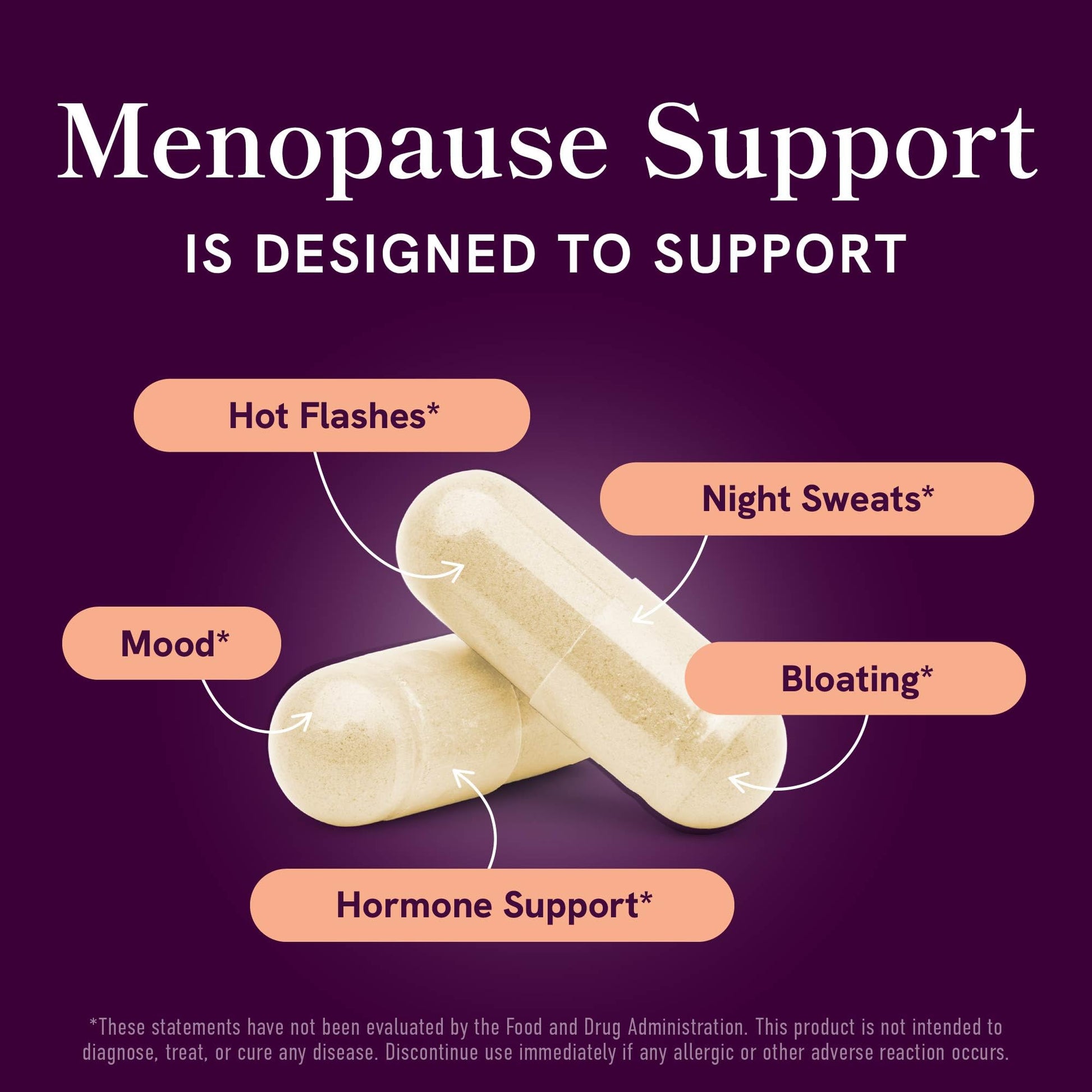 Menopause Support with Prebiotics and Probiotics for Women | Hormone Balance, Hot Flashes & Night Sweats | 50 Billion CFU, DIM & Black Cohosh | Triple Action Menopause Supplements for Women | 30 Ct SMNutritionAu supplements