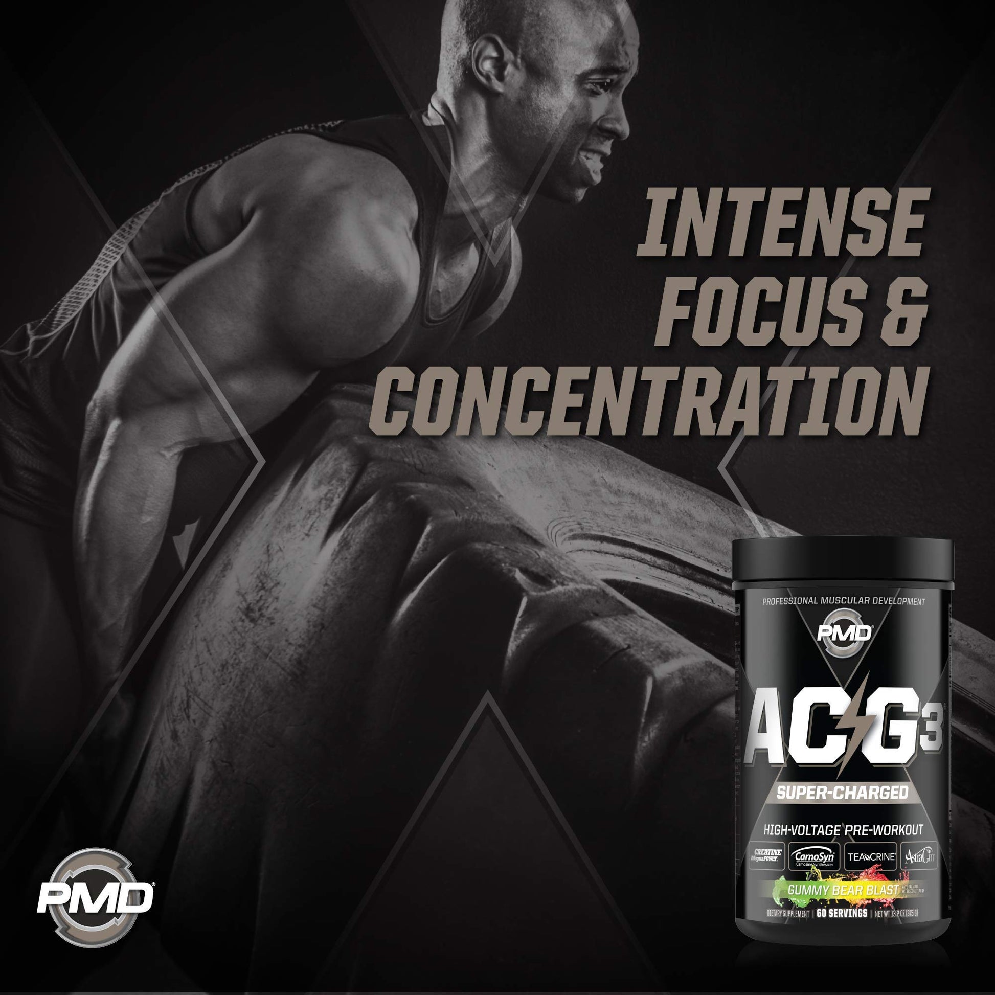 PMD Sports ACG3 Supercharged - Pre Workout - Powerful Strength, High Energy, Maximize PMDAu supplements