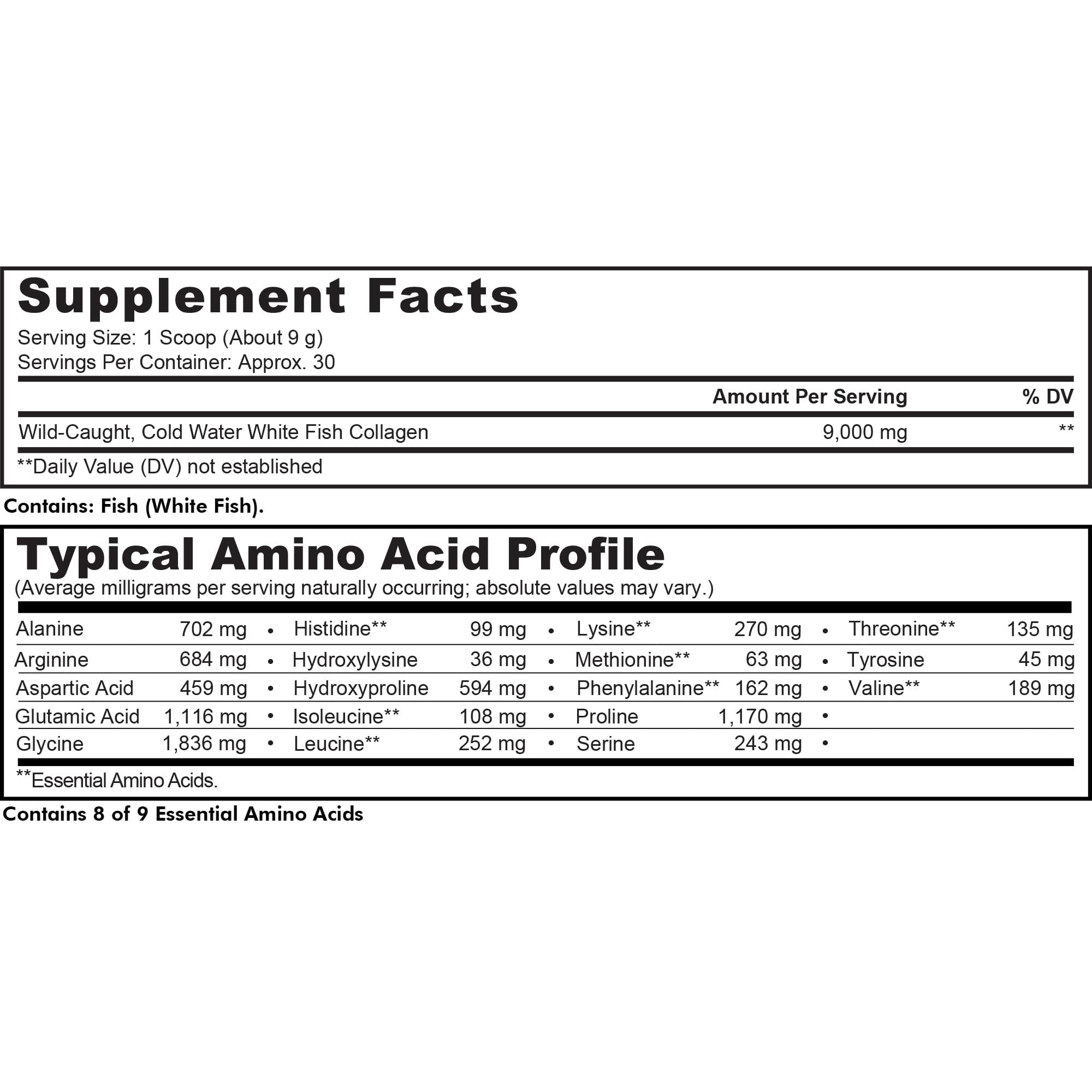 Codeage Marine Collagen Powder - Wild-Caught Hydrolyzed Fish Collagen Peptides - Type 1 & 3 Collagen CodeageAu supplements