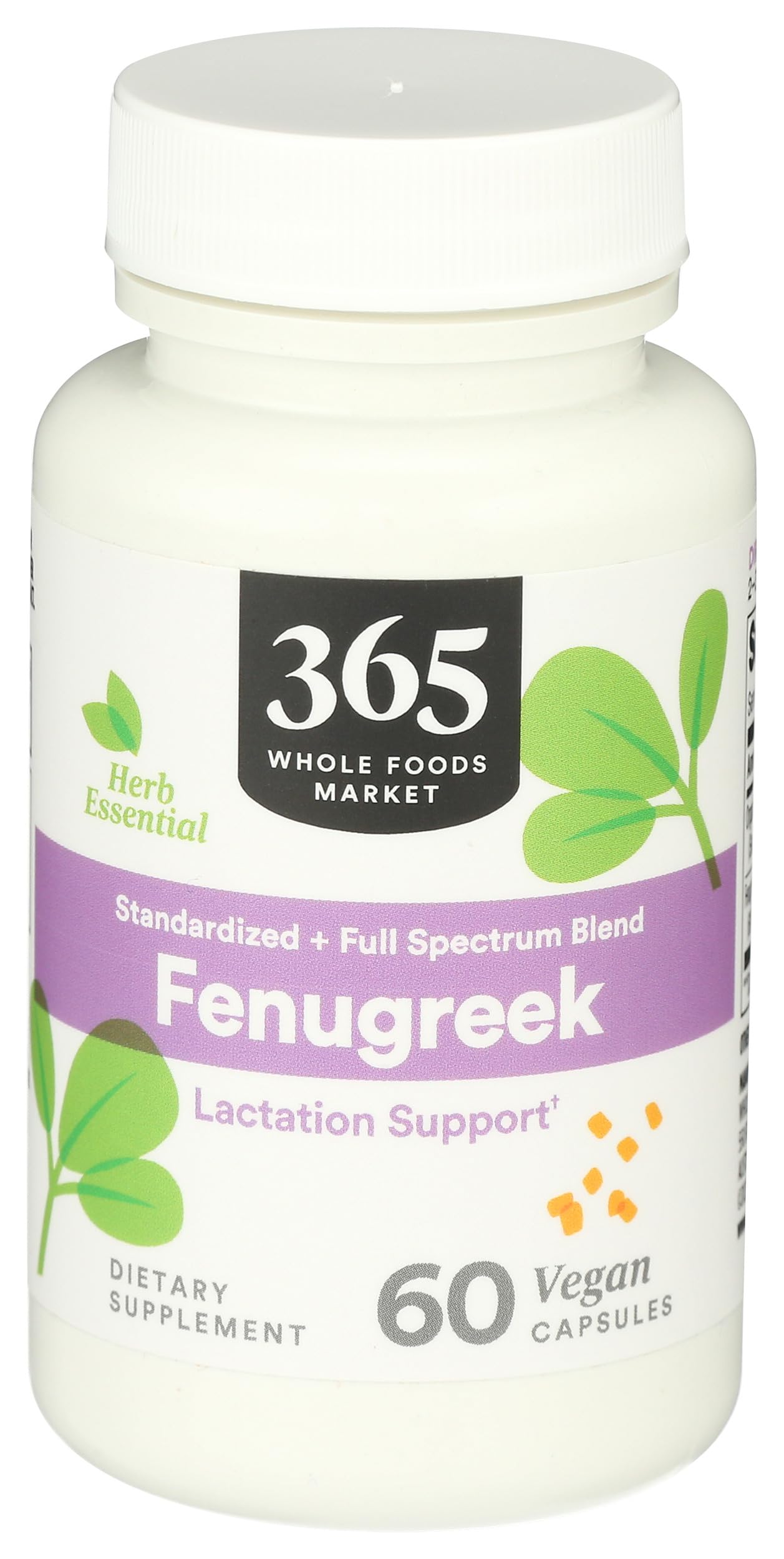 365 by Whole Foods Market, Fenugreek Standardized + Full Spectrum Blend, Lactation Support, Vegan Capsules, 60 Count 365 by Whole Foods MarketAu supplements
