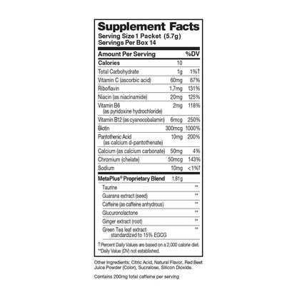 CELSIUS Dragonfruit Lime On-the-Go Powder Stick Packs, Zero Sugar 14 Count(Pack of 1) CELSIUSUS supplements