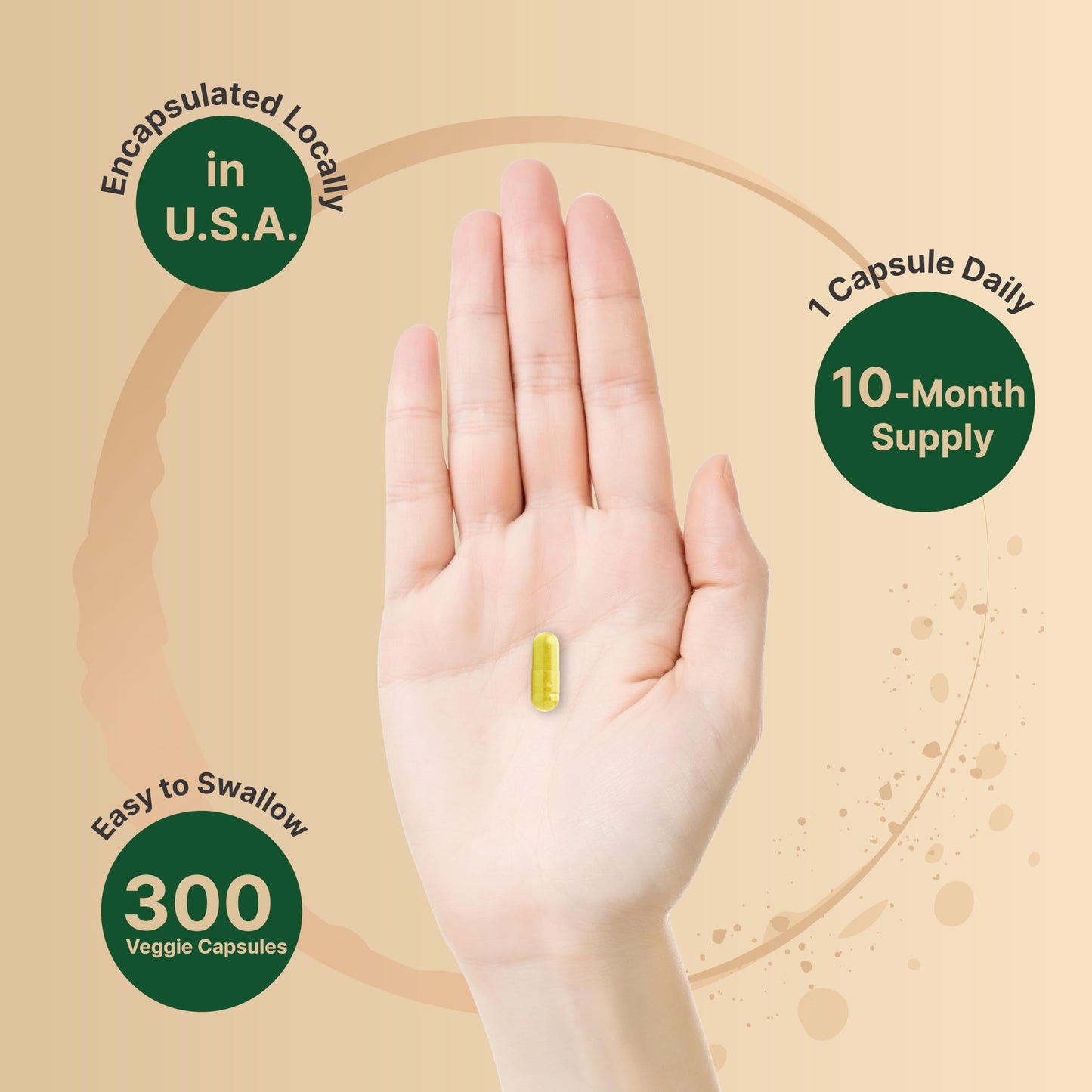 Berberine Supplement 500mg | 300 Veggie Capsules, 97% Pure Berberine HCL – 5:1 Root NatureBellUS supplements