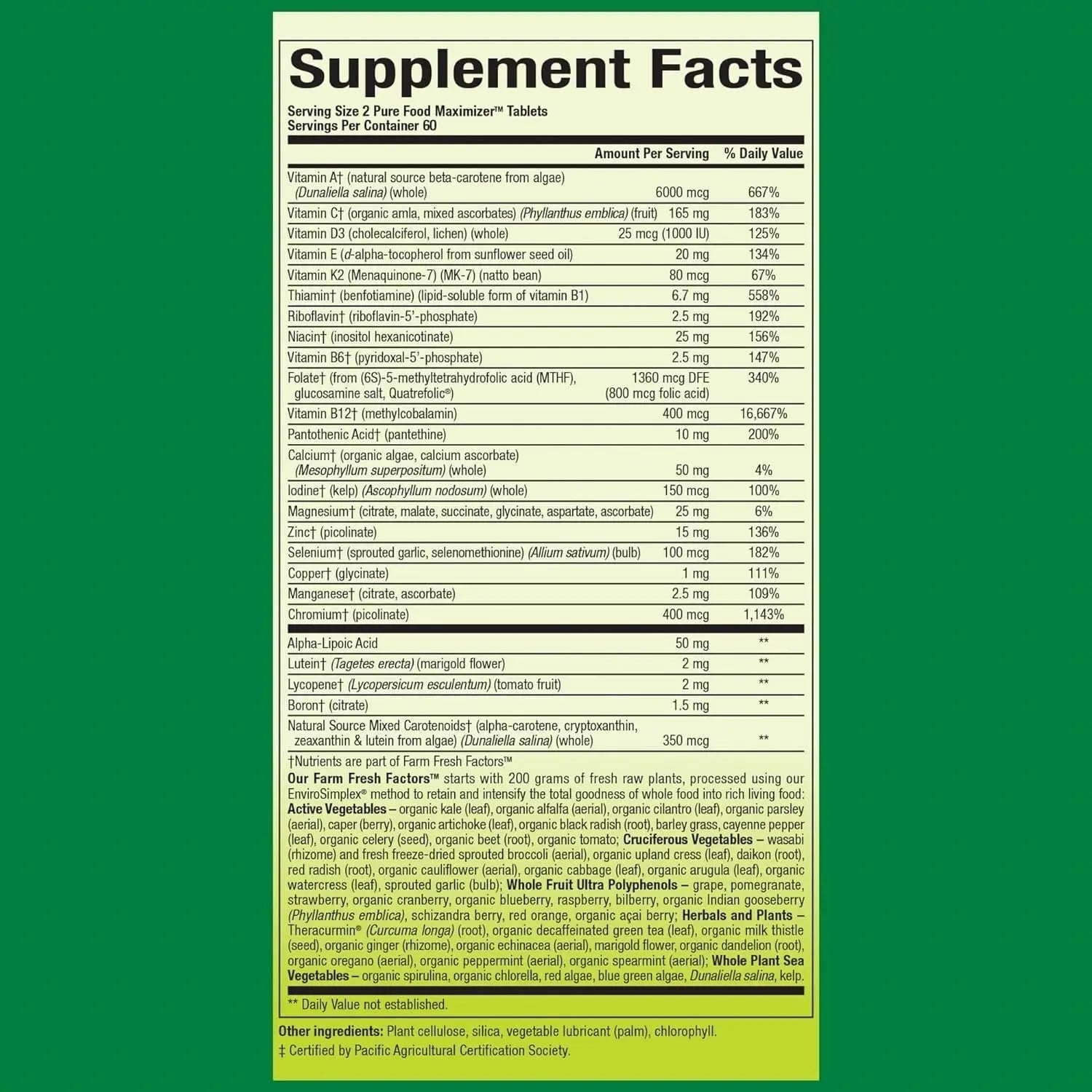 Natural Factors Whole Earth & Sea Women's 50+ Multivitamin & Mineral - Daily Multivitamin with Calcium, Selenium & More Natural FactorsAu supplements