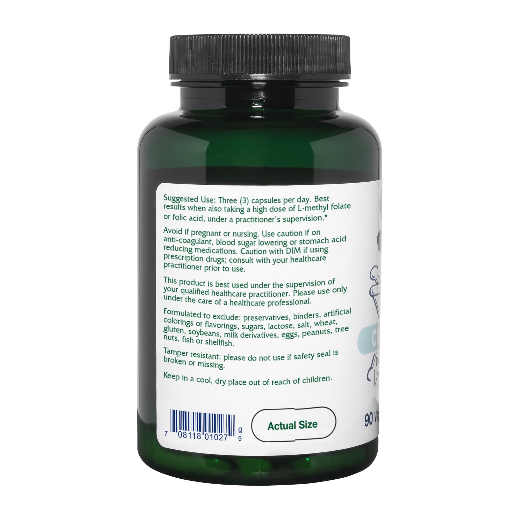 Vitanica CCDG Blend, Immune Support, DIM Supplement 200mg, Turkey Tail Mushroom, Turmeric, Green Tea, Vegan, 90 Capsules VitanicaAu supplements
